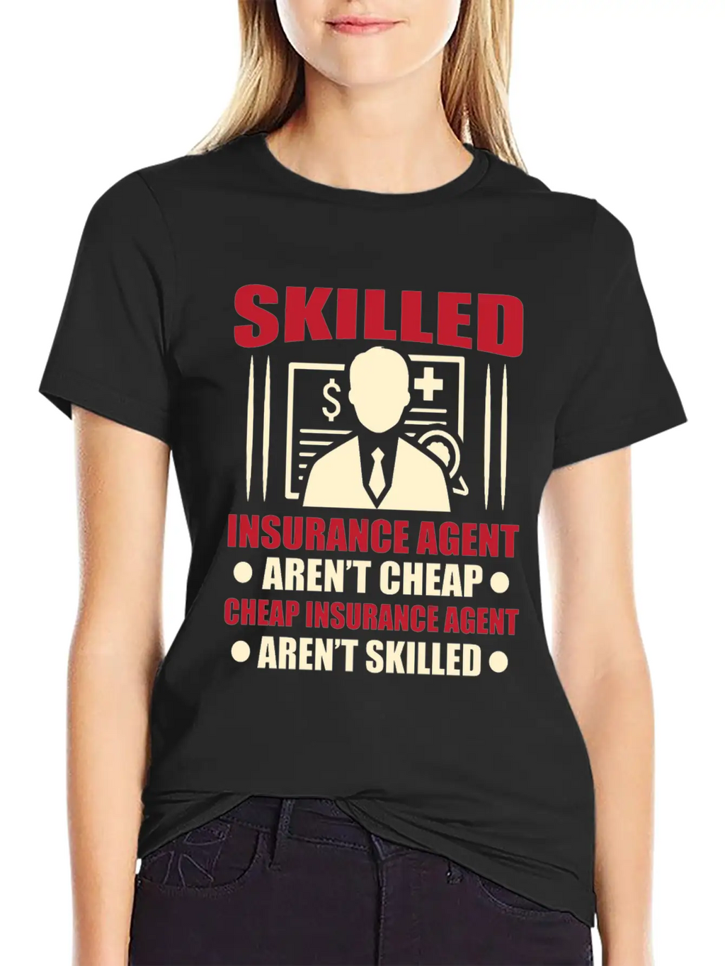Insurance Agent Casual Graphic T-Shirt – Simple And Comfortable Daily Wear