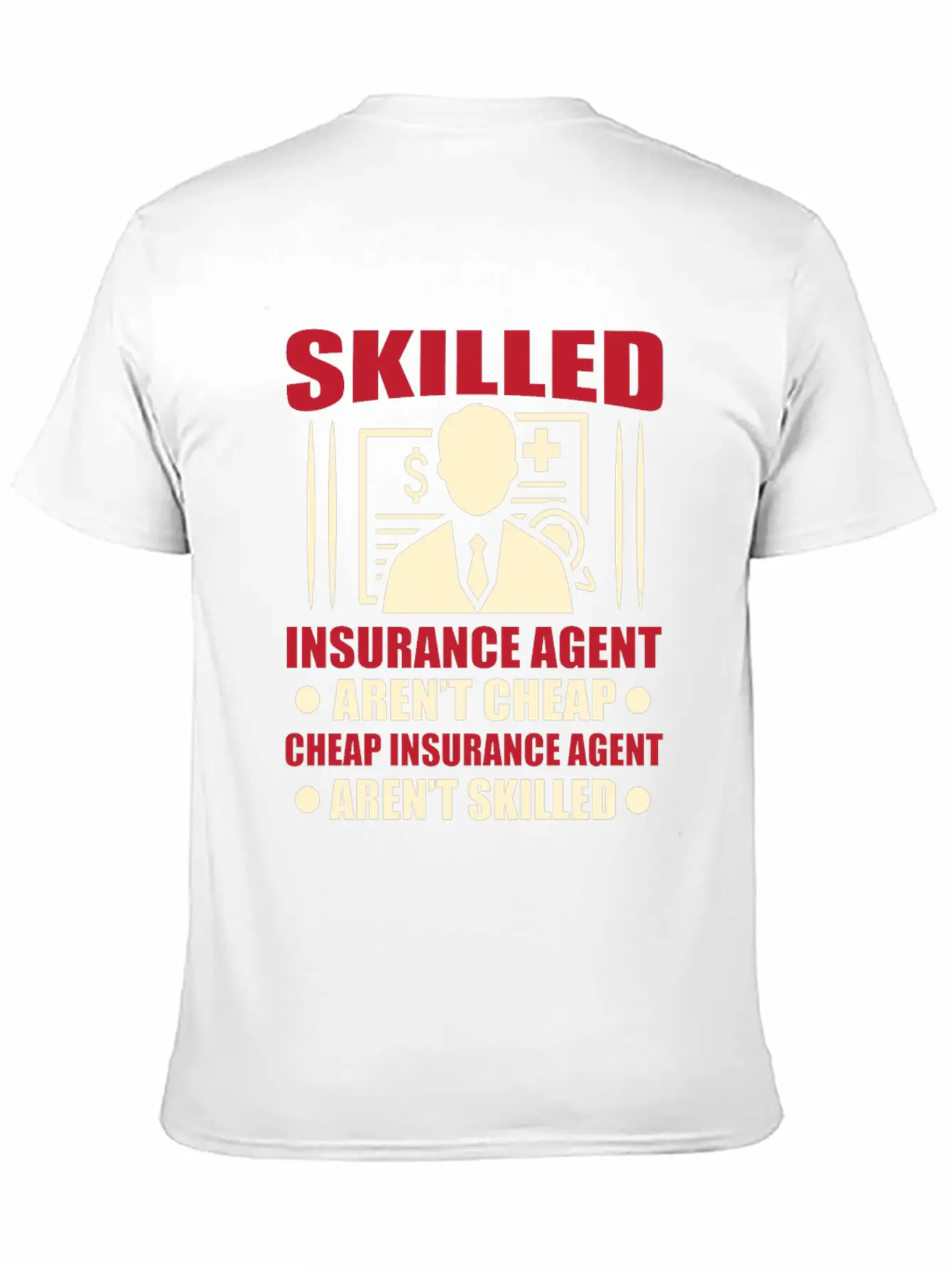 Insurance Agent Casual Graphic T-Shirt – Simple And Comfortable Daily Wear
