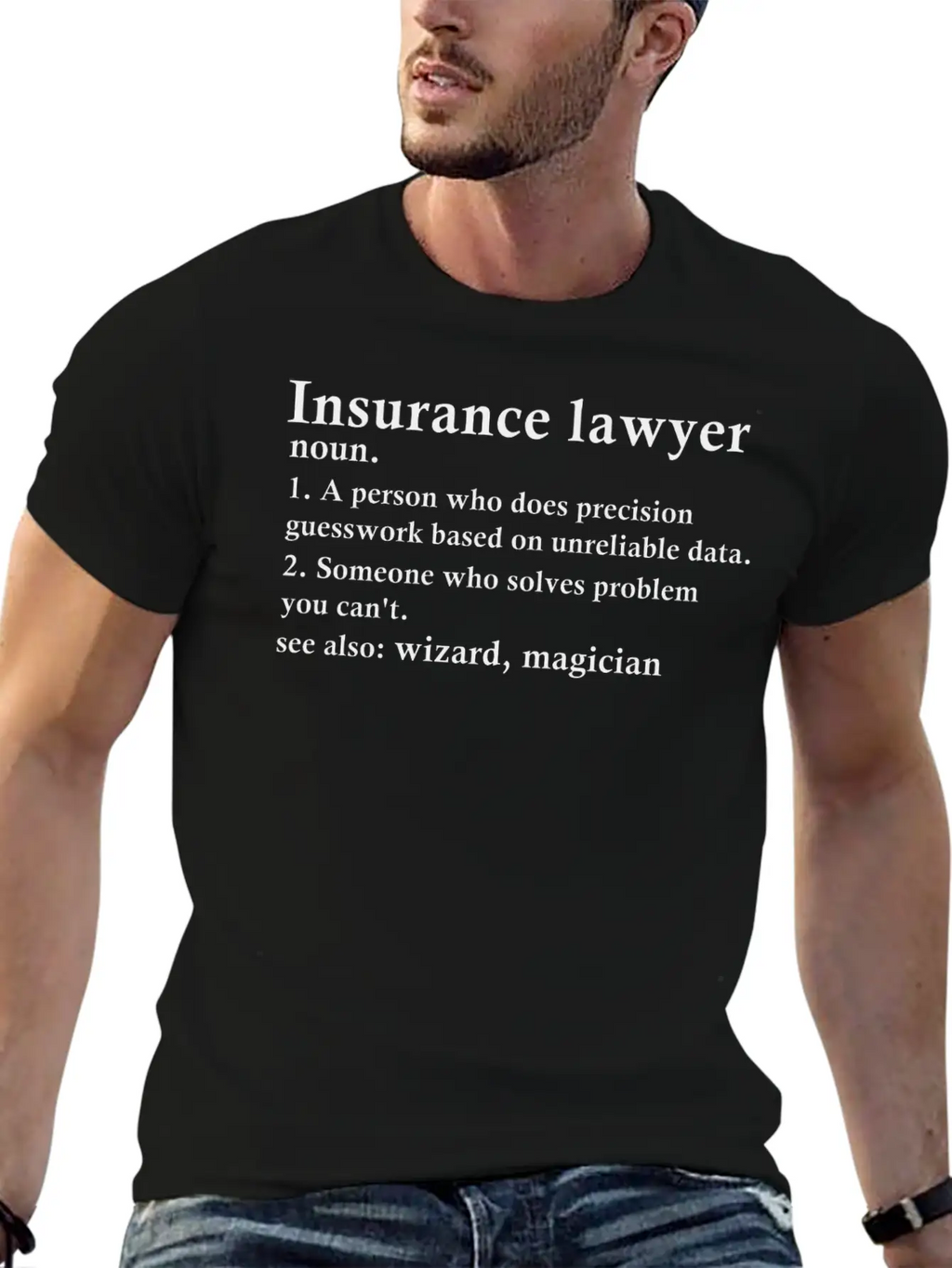 Insurance Lawyer Funny Definition Unisex Casual T-Shirt – Clean Design For Daily Comfort