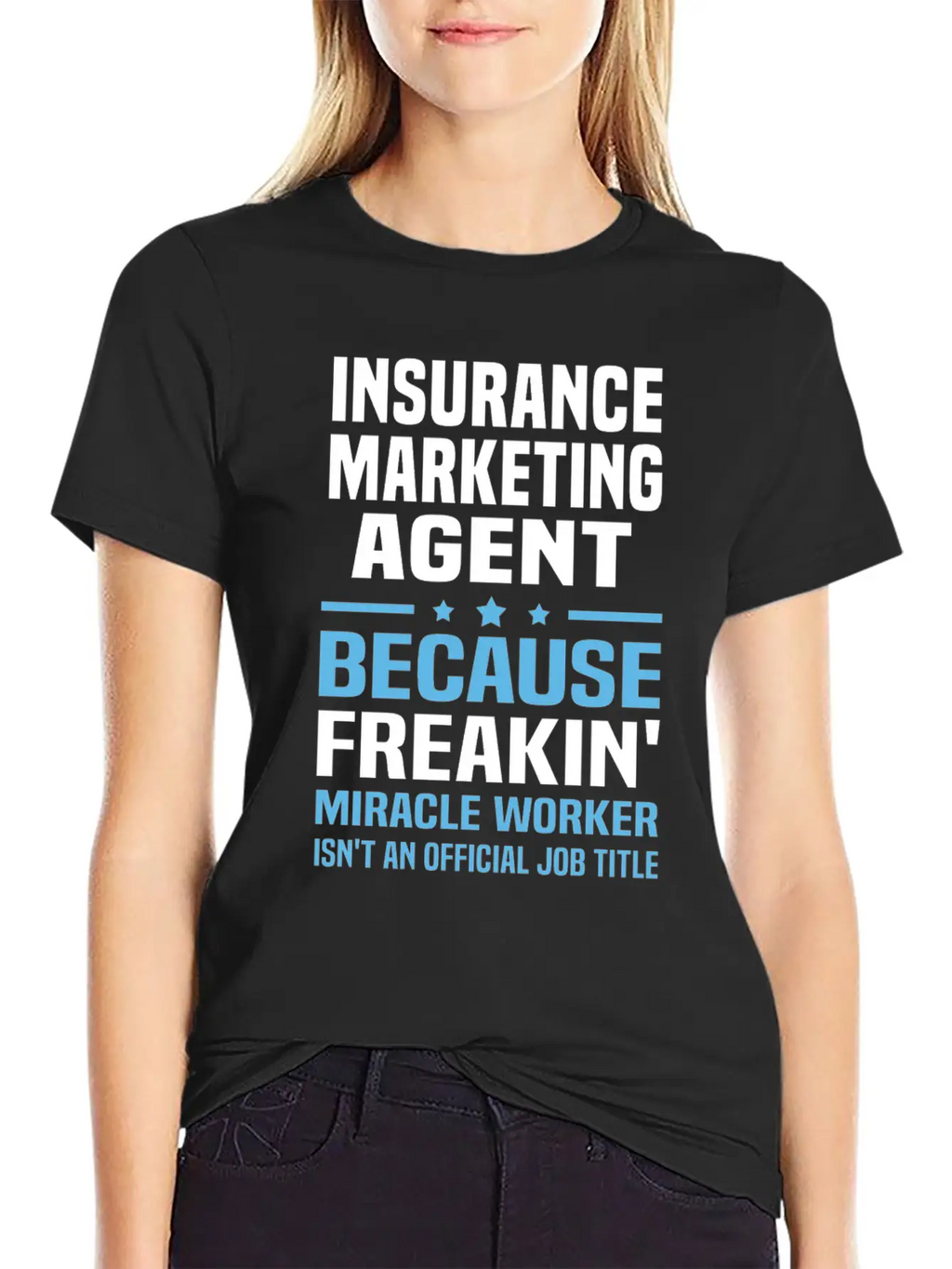 Insurance Marketing Agent Casual Graphic T-Shirt – Simple And Comfortable Daily Wear