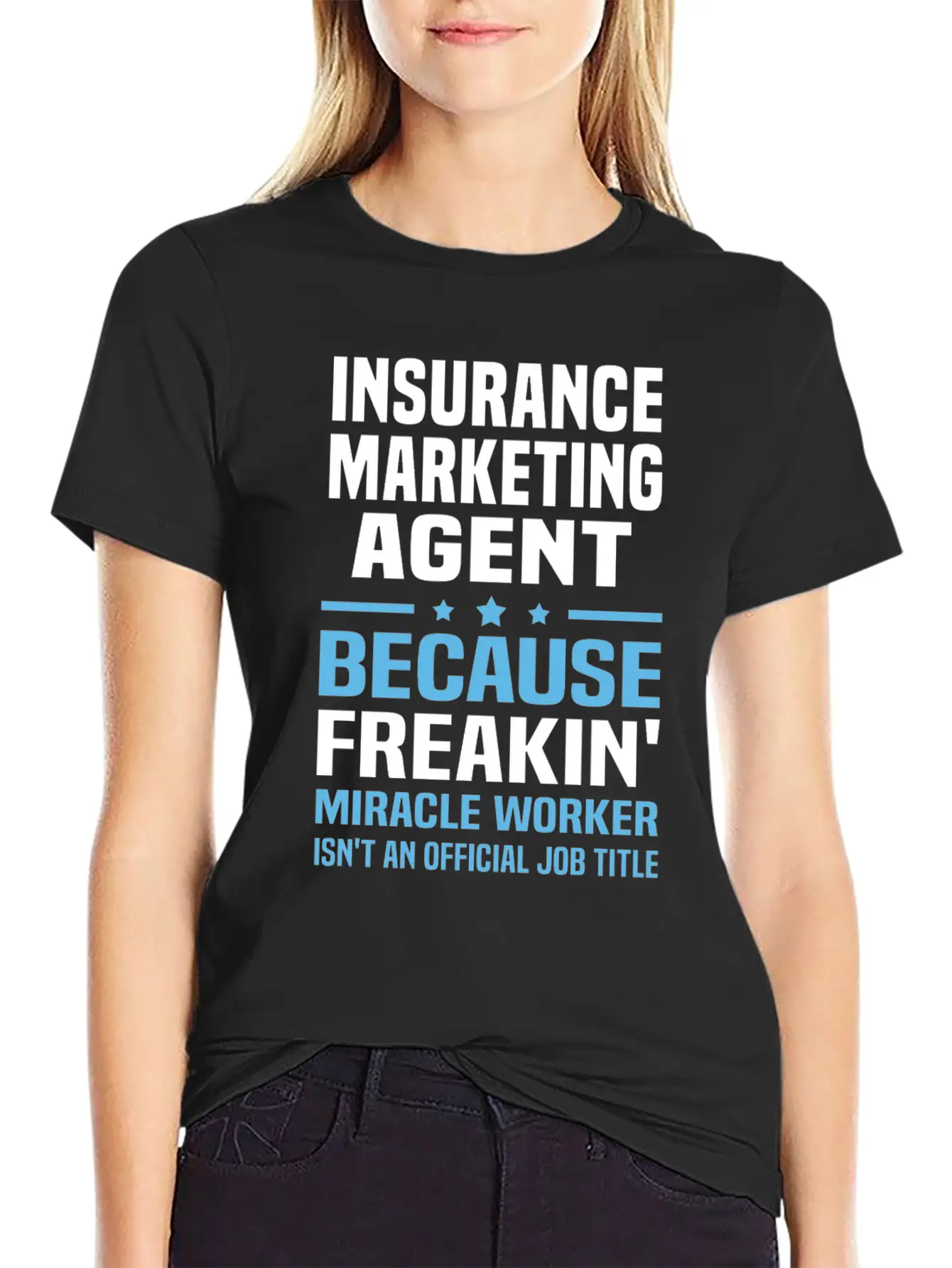 Insurance Marketing Agent Casual Graphic T-Shirt – Simple And Comfortable Daily Wear