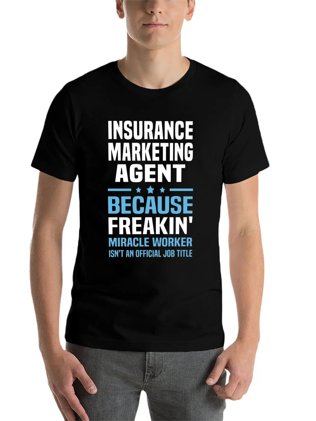 Insurance Marketing Agent Casual Graphic T-Shirt – Simple And Comfortable Daily Wear