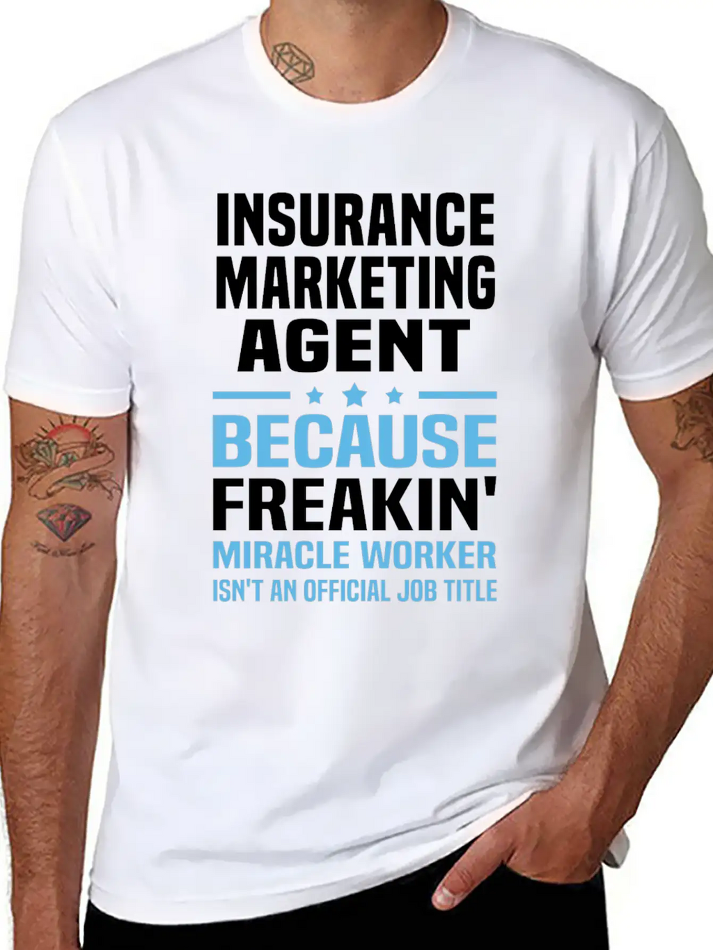 Insurance Marketing Agent Casual Graphic T-Shirt – Simple And Comfortable Daily Wear