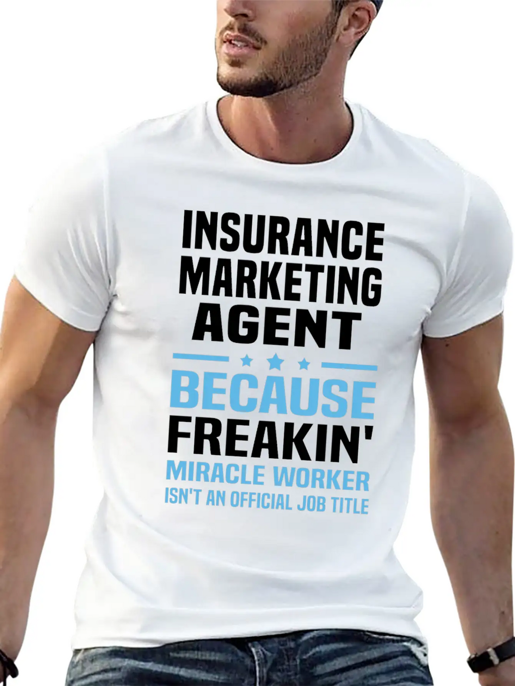 Insurance Marketing Agent Casual Graphic T-Shirt – Simple And Comfortable Daily Wear