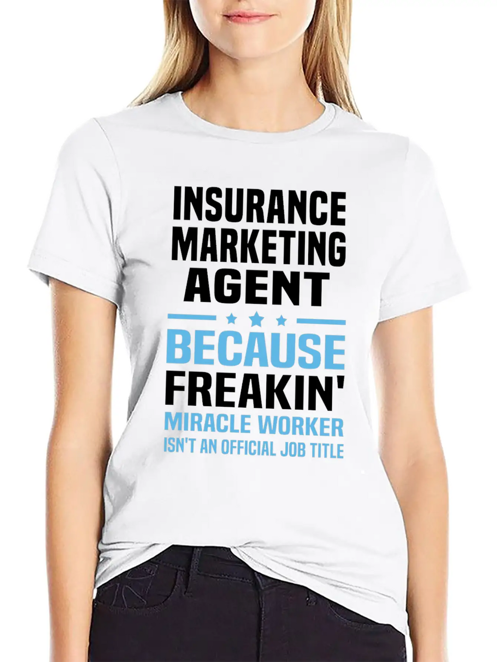 Insurance Marketing Agent Casual Graphic T-Shirt – Simple And Comfortable Daily Wear