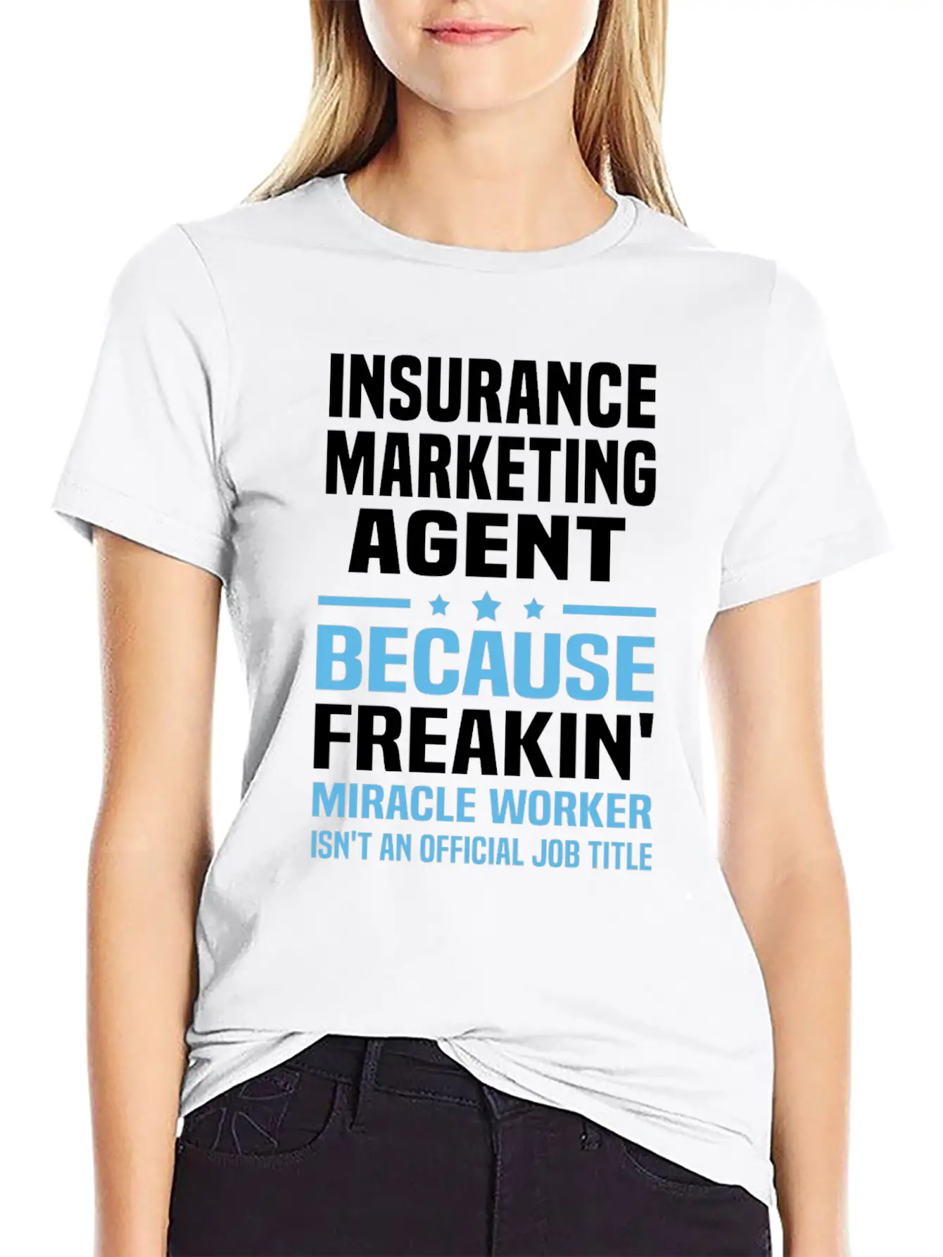 Insurance Marketing Agent Casual Graphic T-Shirt – Simple And Comfortable Daily Wear