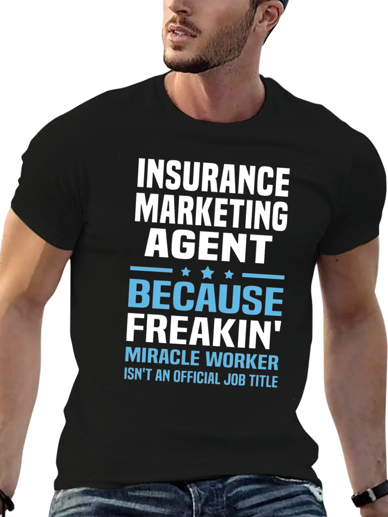 Insurance Marketing Agent Casual Graphic T-Shirt – Simple And Comfortable Daily Wear