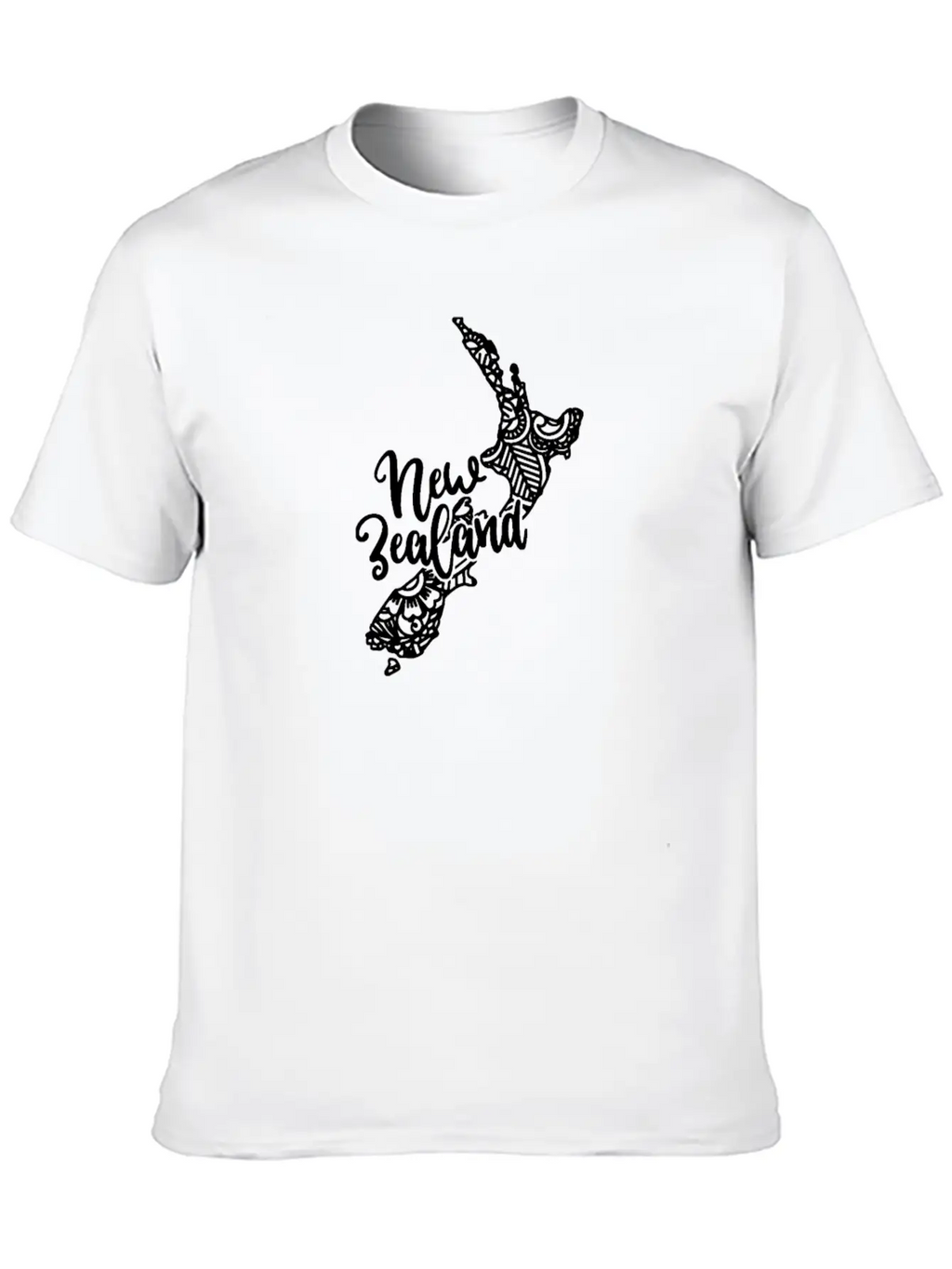 International Mandala Country New Zealand Kiwis Unisex Casual T-Shirt – Clean Design For Daily Comfort