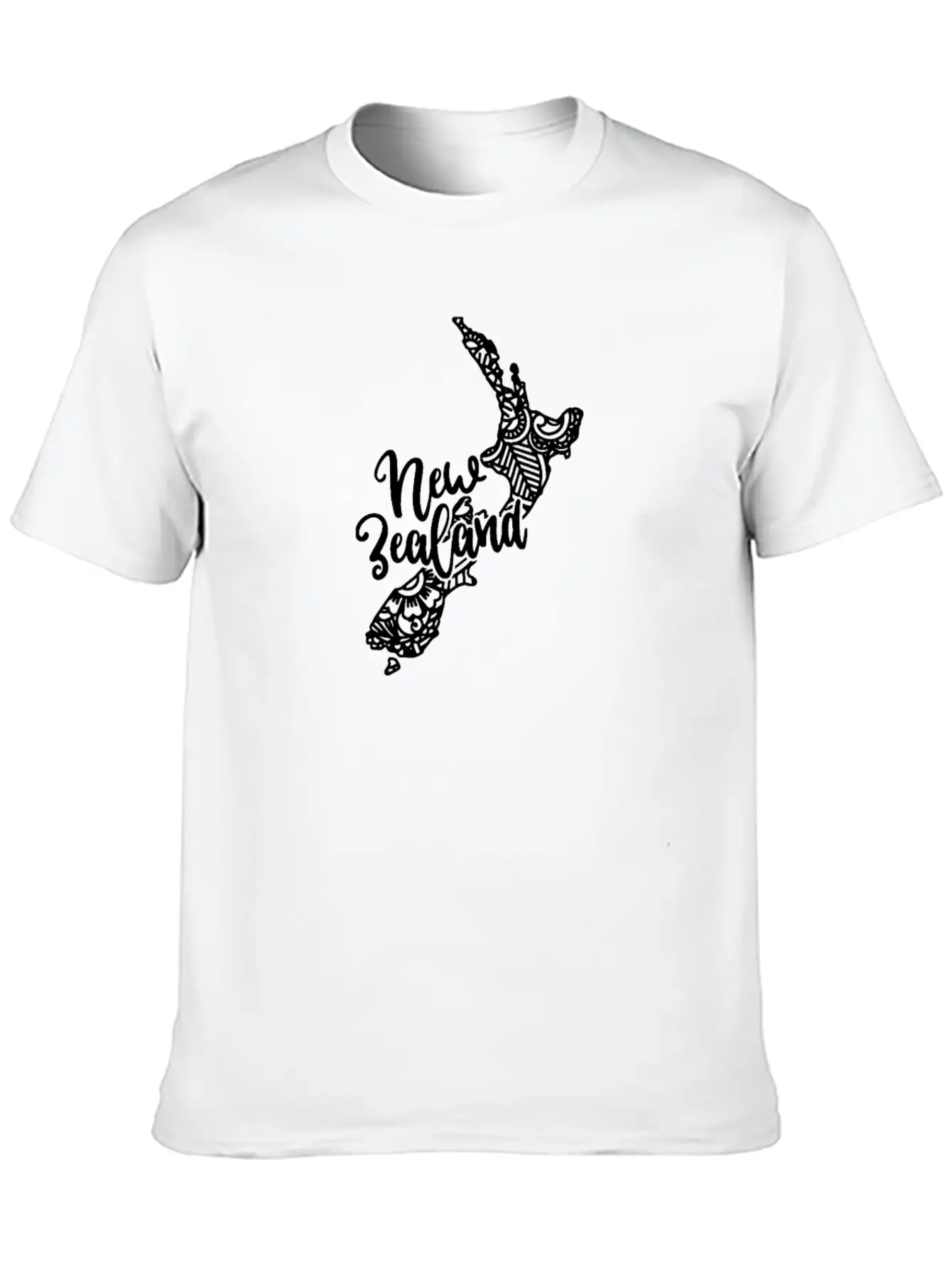 International Mandala Country New Zealand Kiwis Unisex Casual T-Shirt – Clean Design For Daily Comfort