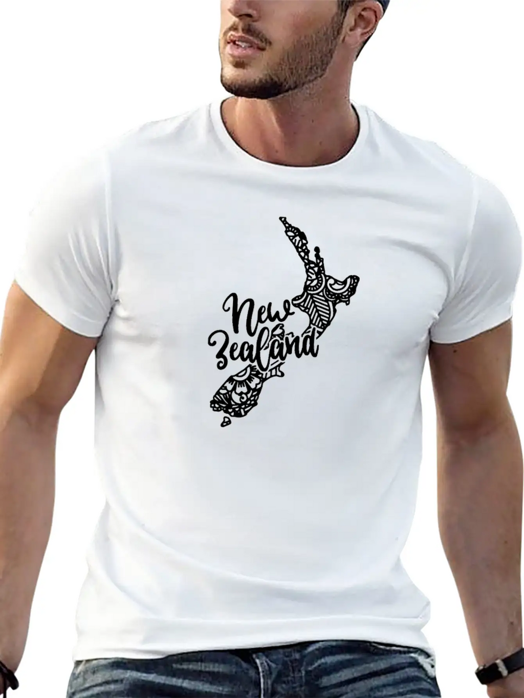 International Mandala Country New Zealand Kiwis Unisex Casual T-Shirt – Clean Design For Daily Comfort
