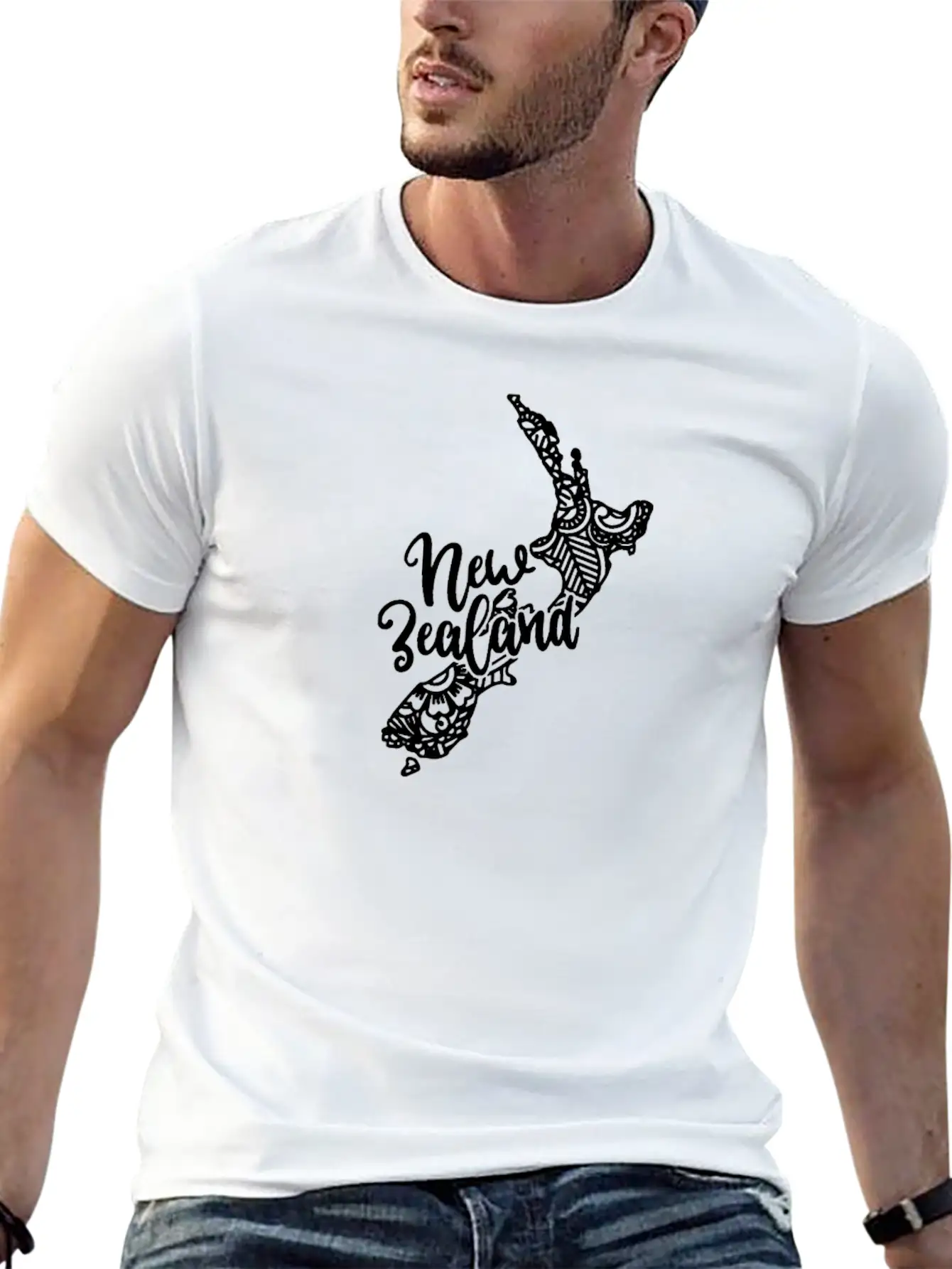 International Mandala Country New Zealand Kiwis Unisex Casual T-Shirt – Clean Design For Daily Comfort