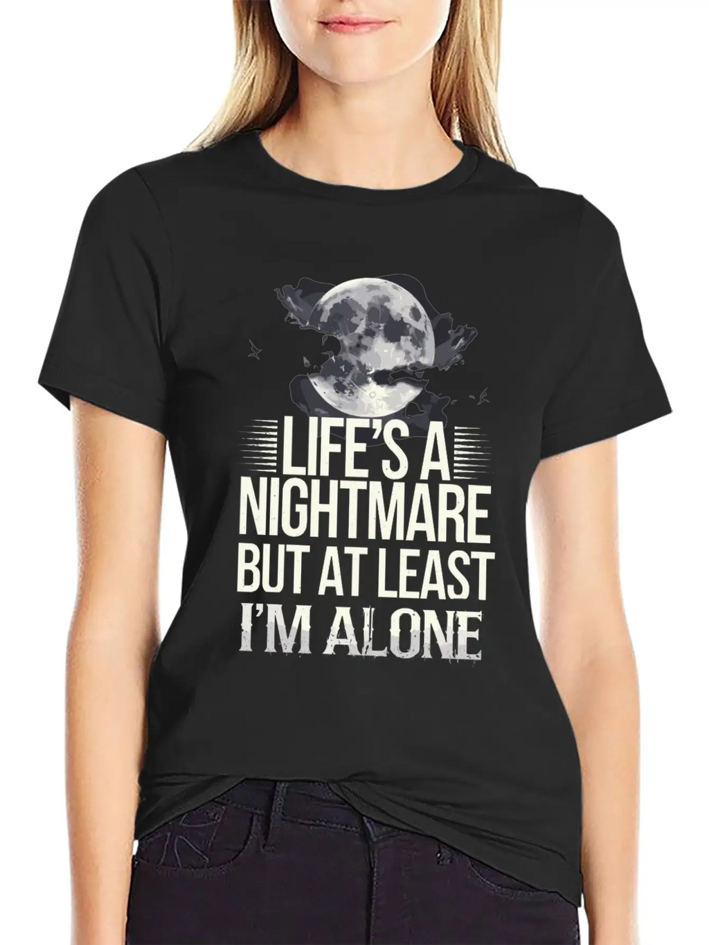 Introversion Alternative Style Emotional Essential Cotton Tee For Daily Outfits – Unisex Style