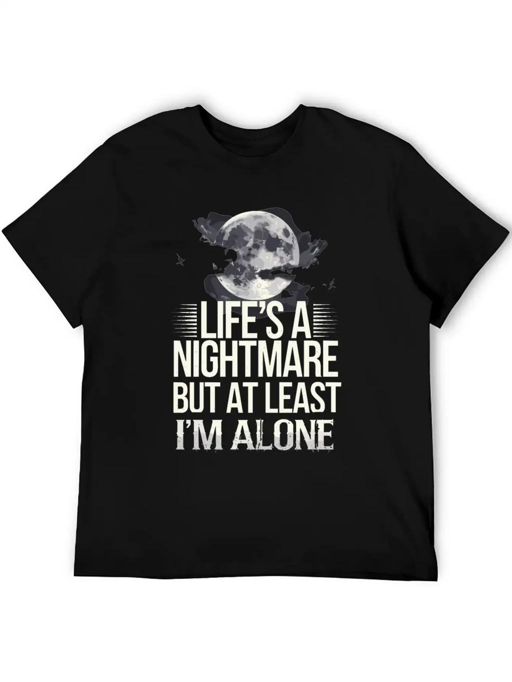 Introversion Alternative Style Emotional Essential Cotton Tee For Daily Outfits – Unisex Style