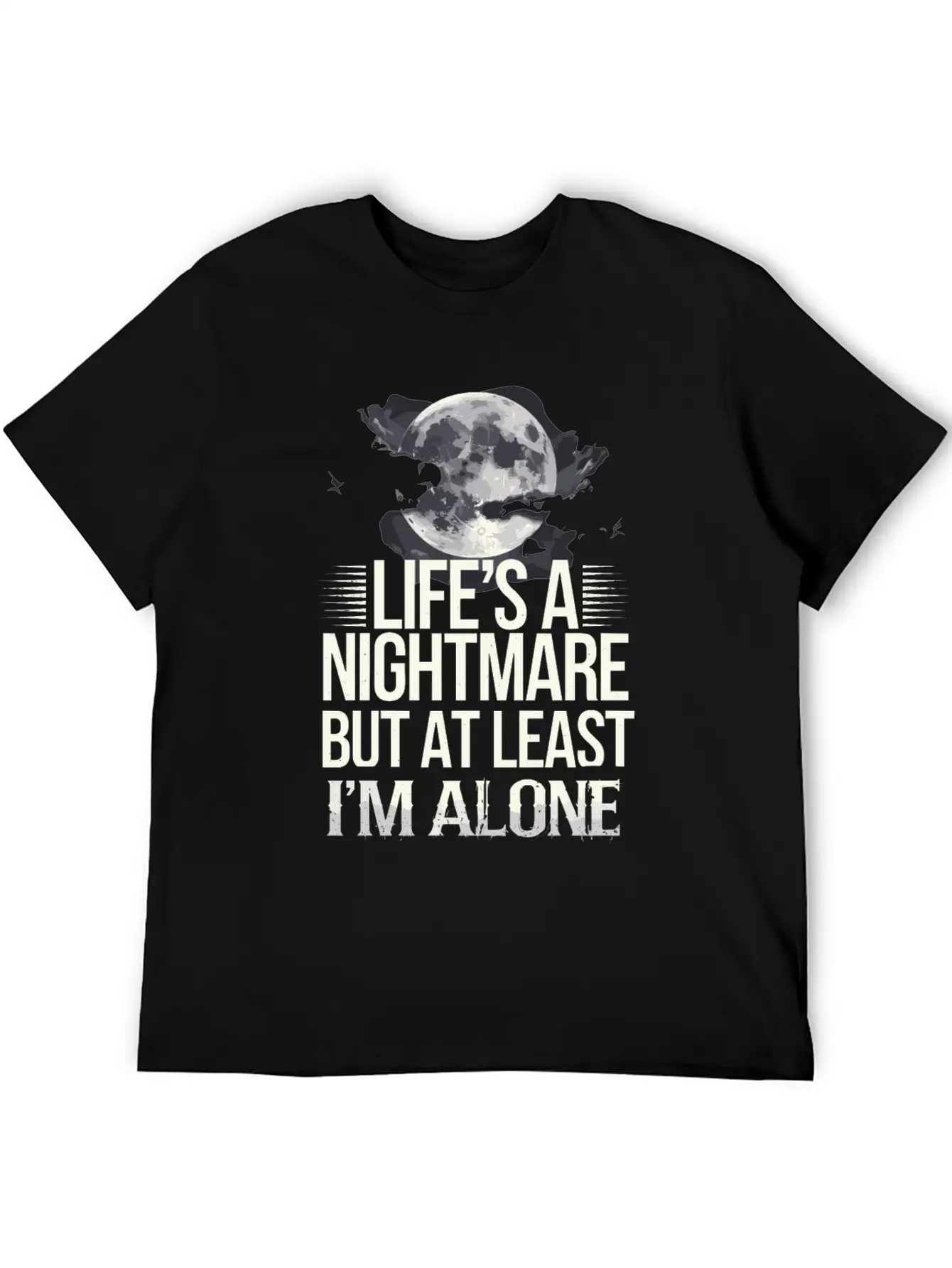Introversion Alternative Style Emotional Essential Cotton Tee For Daily Outfits – Unisex Style