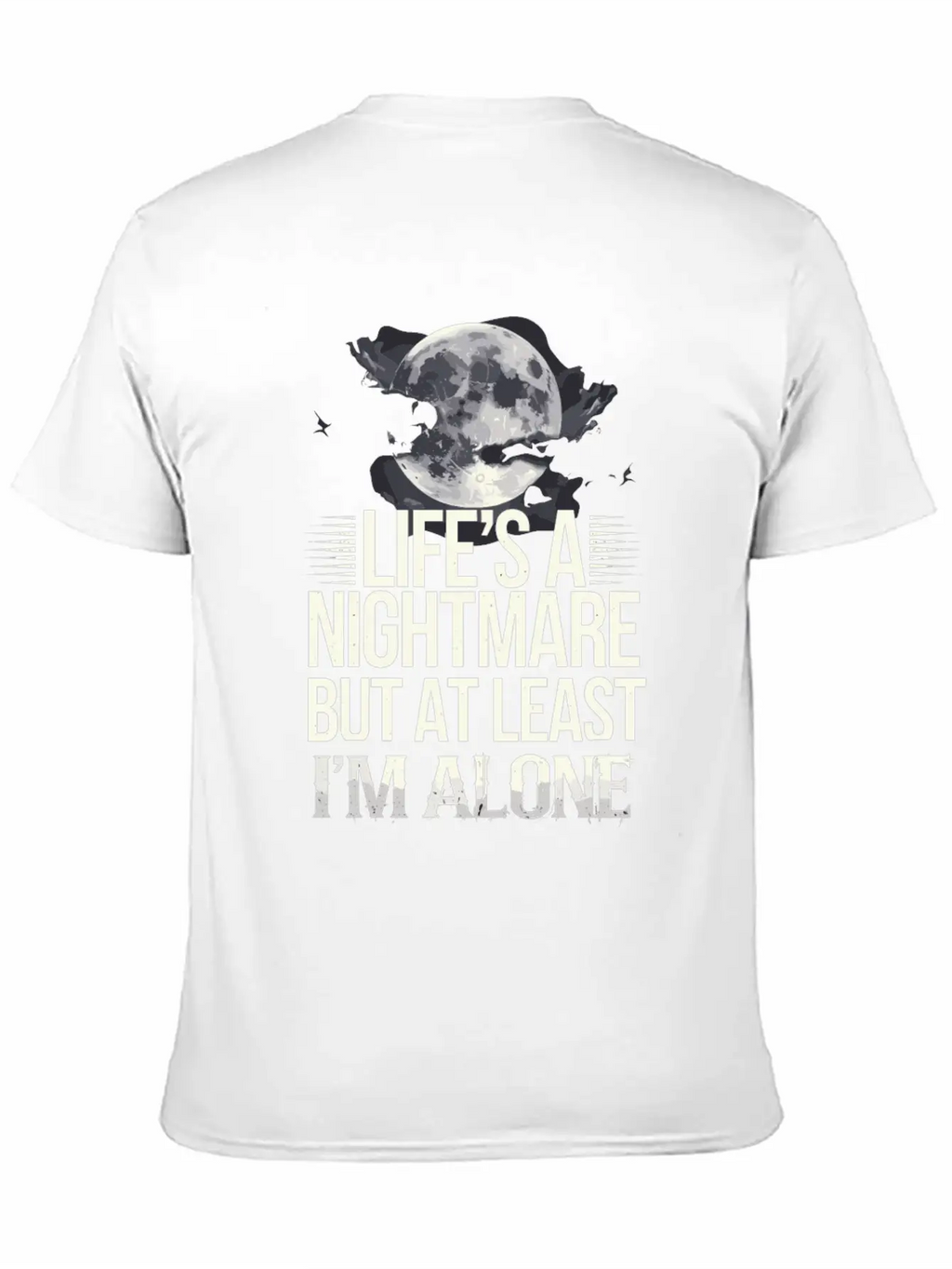 Introversion Alternative Style Emotional Essential Cotton Tee For Daily Outfits – Unisex Style