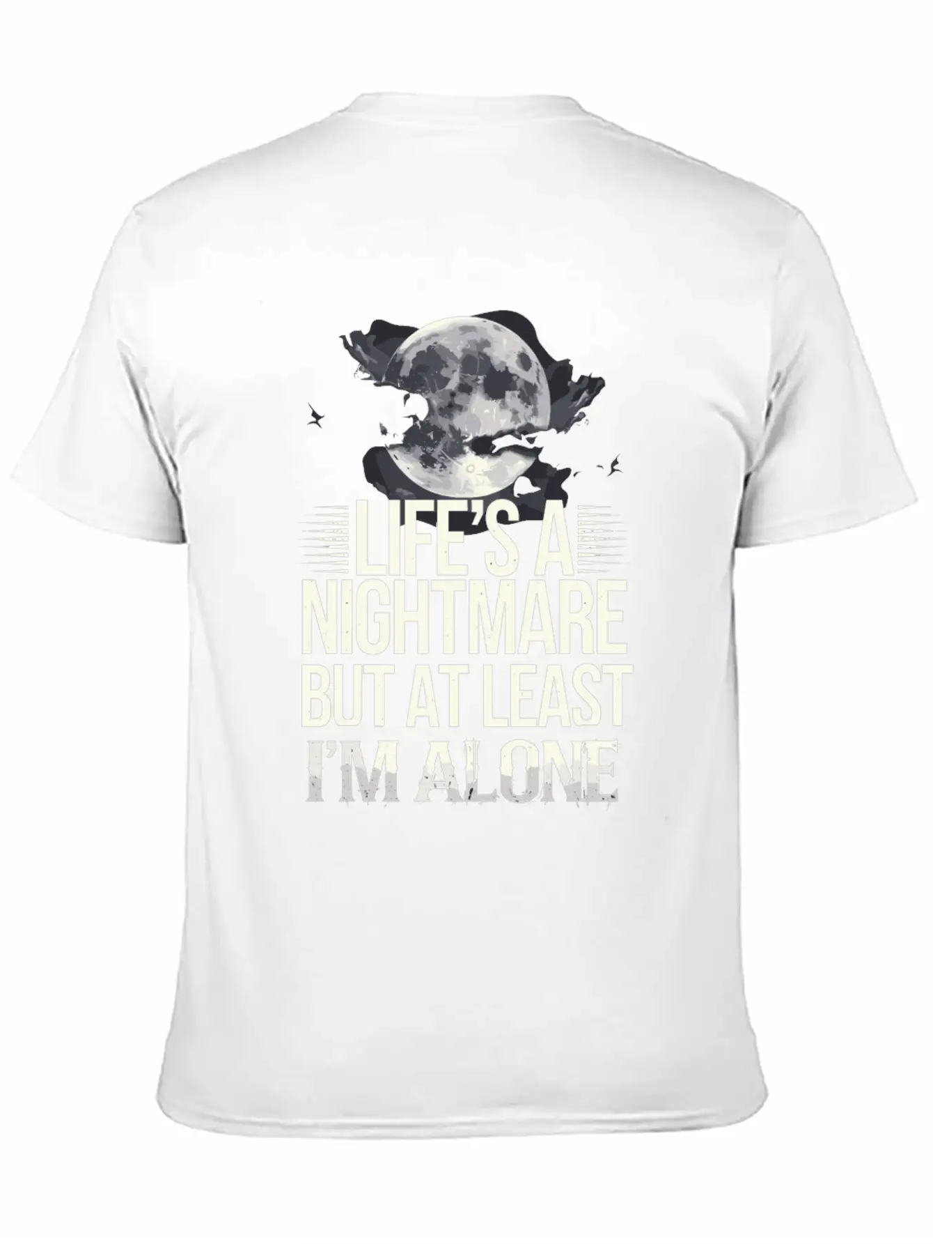 Introversion Alternative Style Emotional Essential Cotton Tee For Daily Outfits – Unisex Style