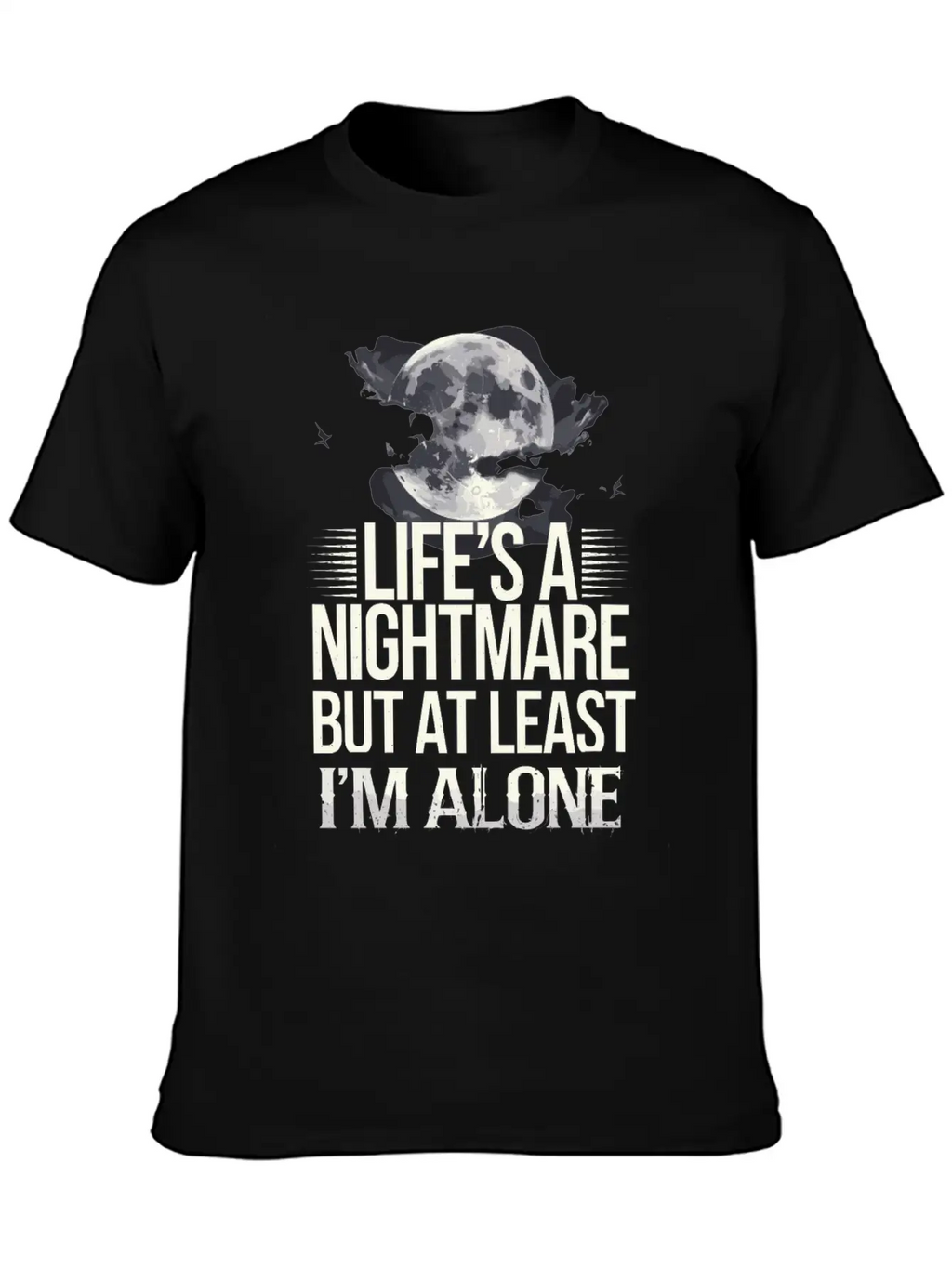 Introversion Alternative Style Emotional Essential Cotton Tee For Daily Outfits – Unisex Style