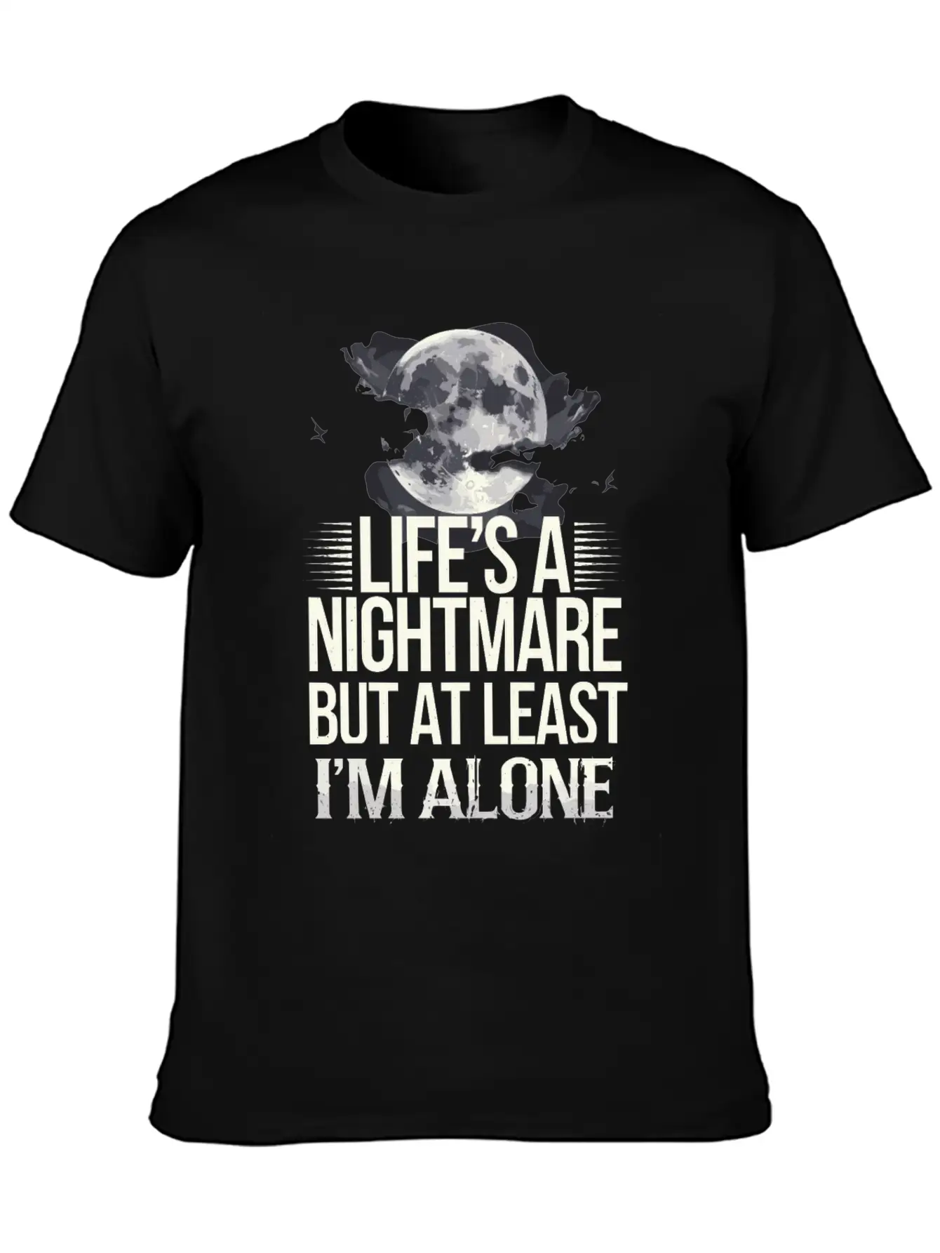 Introversion Alternative Style Emotional Essential Cotton Tee For Daily Outfits – Unisex Style