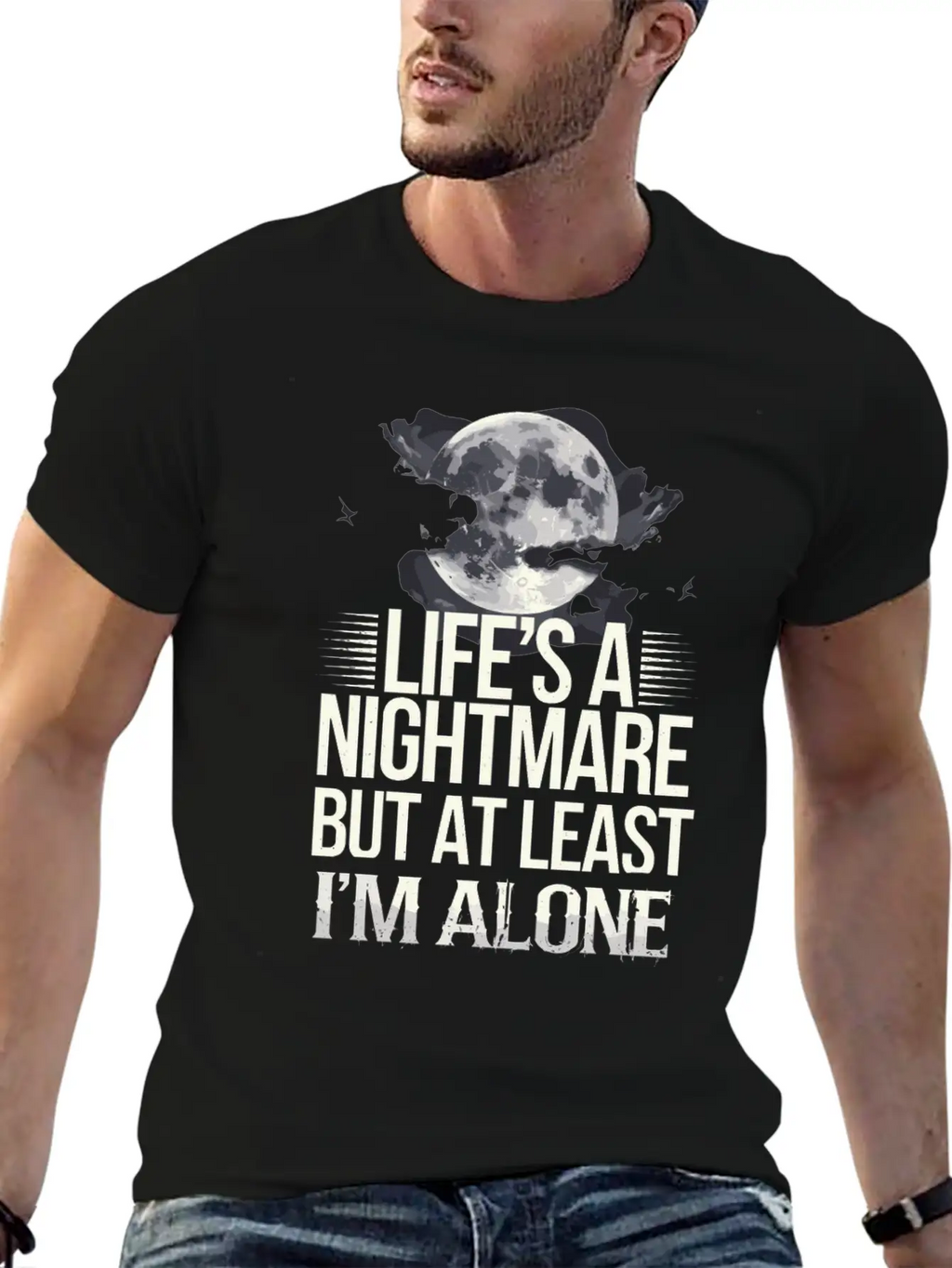 Introversion Alternative Style Emotional Essential Cotton Tee For Daily Outfits – Unisex Style