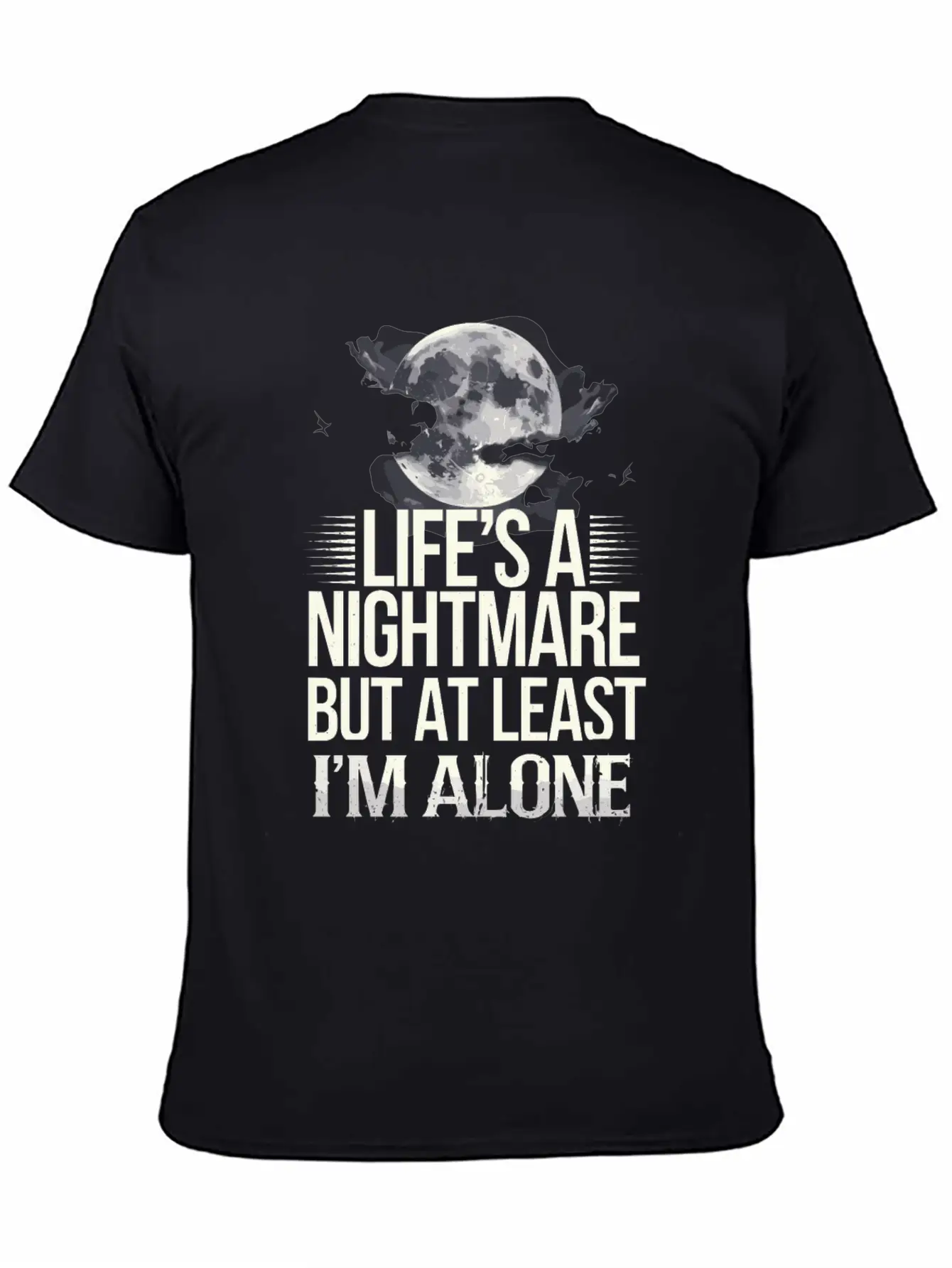 Introversion Alternative Style Emotional Essential Cotton Tee For Daily Outfits – Unisex Style