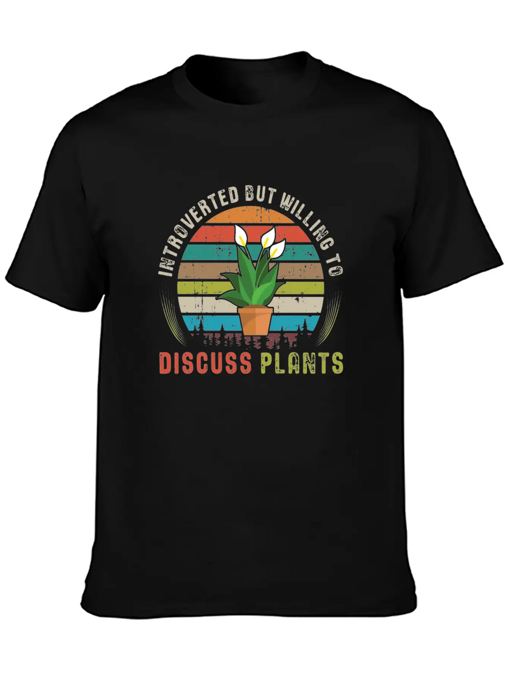 Introverted But Willing To Discuss Plants Essential Cotton Tee For Daily Outfits – Unisex Style