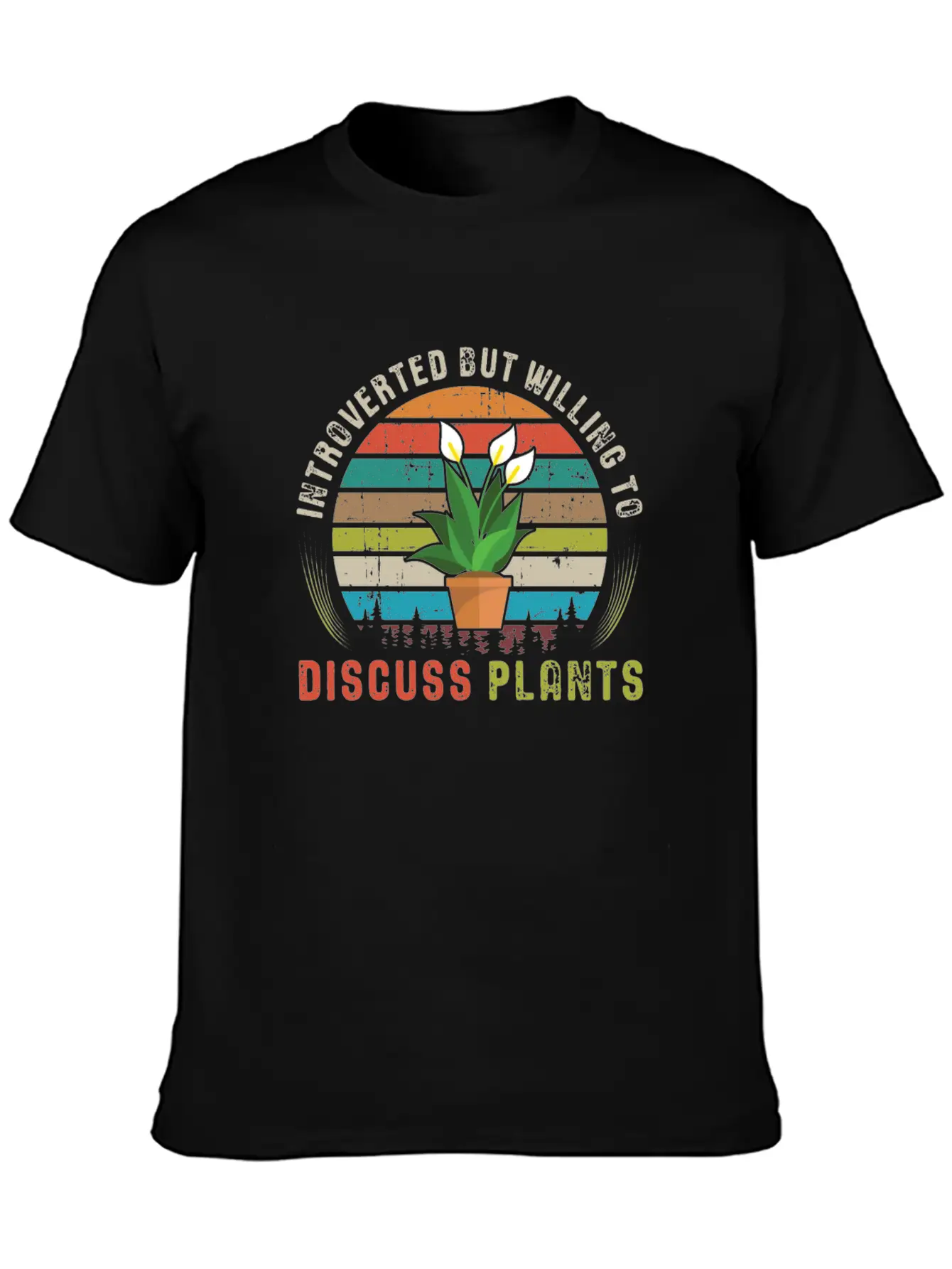 Introverted But Willing To Discuss Plants Essential Cotton Tee For Daily Outfits – Unisex Style