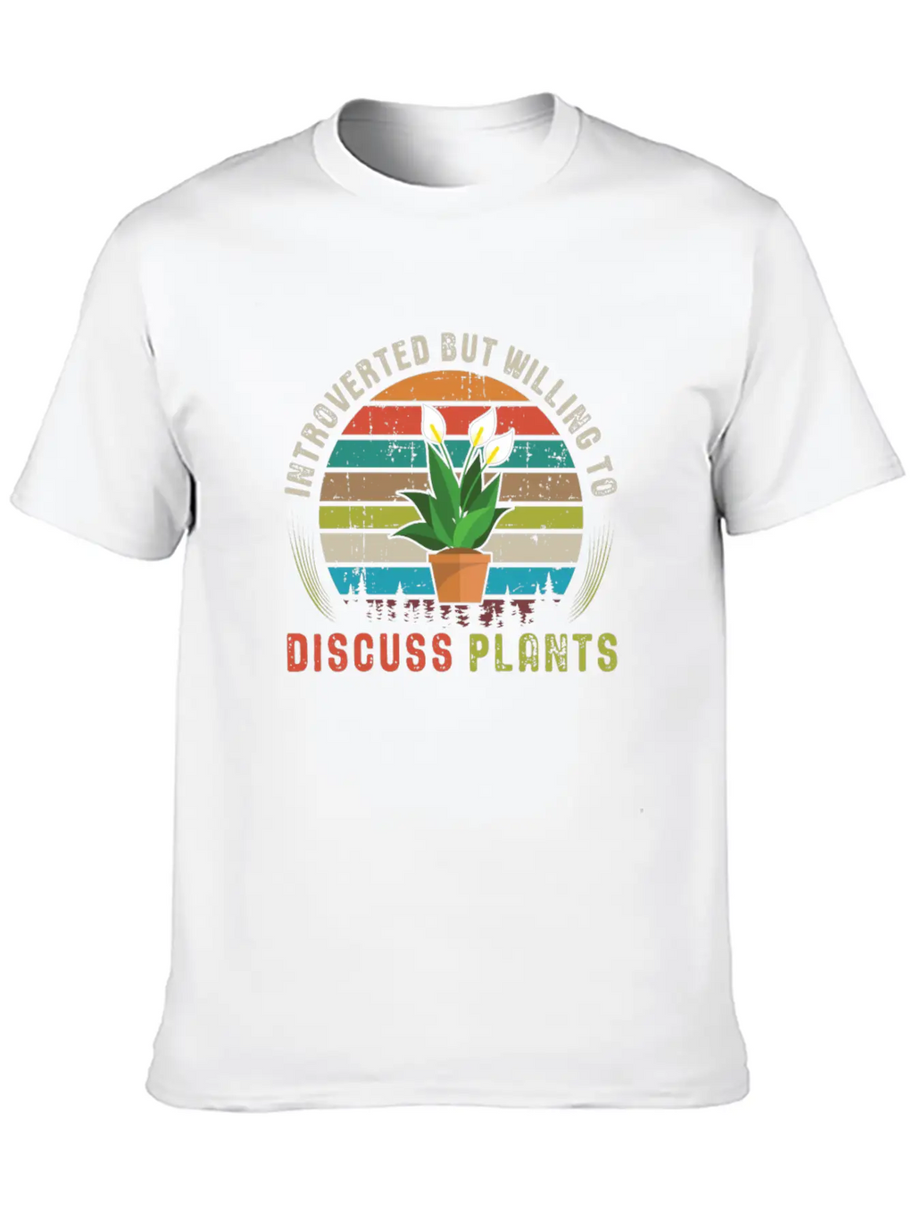 Introverted But Willing To Discuss Plants Essential Cotton Tee For Daily Outfits – Unisex Style