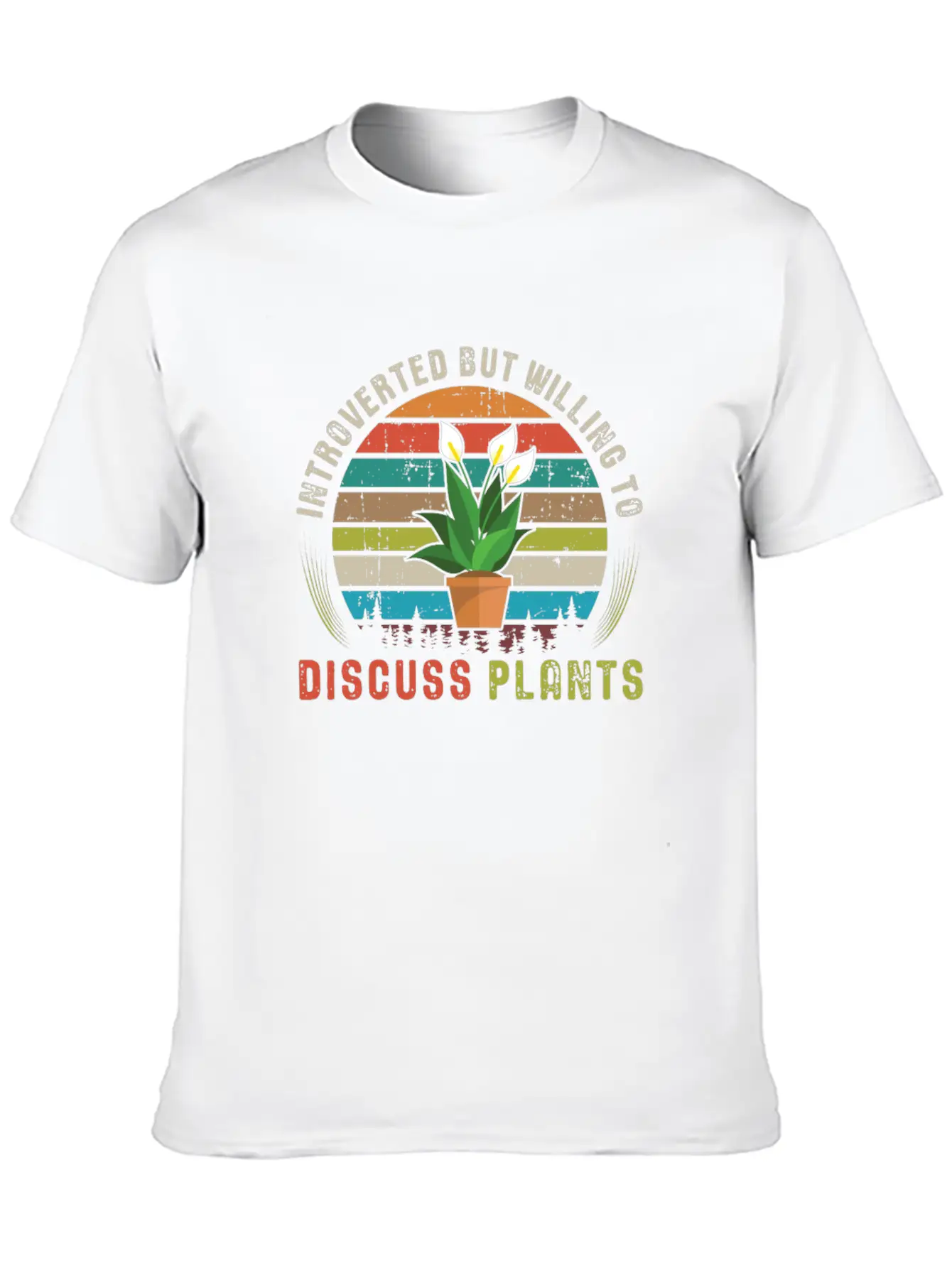 Introverted But Willing To Discuss Plants Essential Cotton Tee For Daily Outfits – Unisex Style