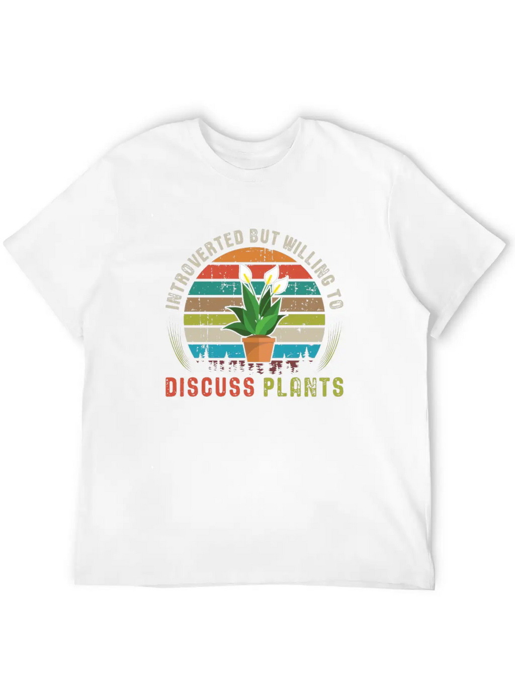 Introverted But Willing To Discuss Plants Essential Cotton Tee For Daily Outfits – Unisex Style