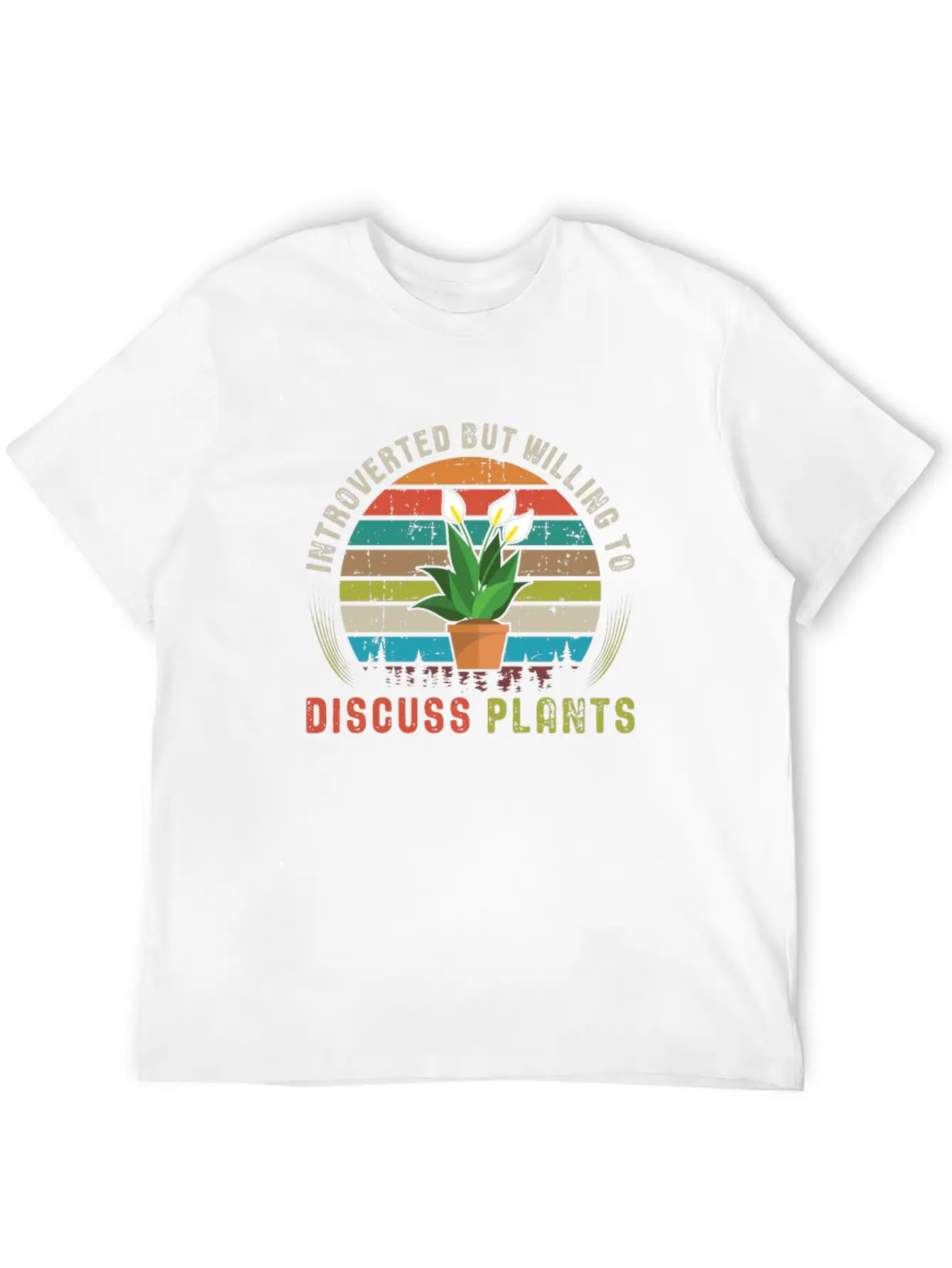 Introverted But Willing To Discuss Plants Essential Cotton Tee For Daily Outfits – Unisex Style