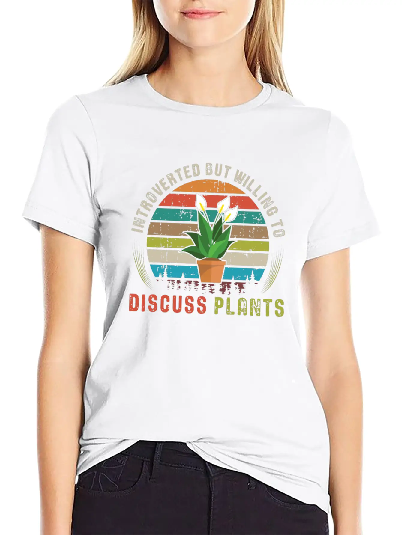 Introverted But Willing To Discuss Plants Essential Cotton Tee For Daily Outfits – Unisex Style