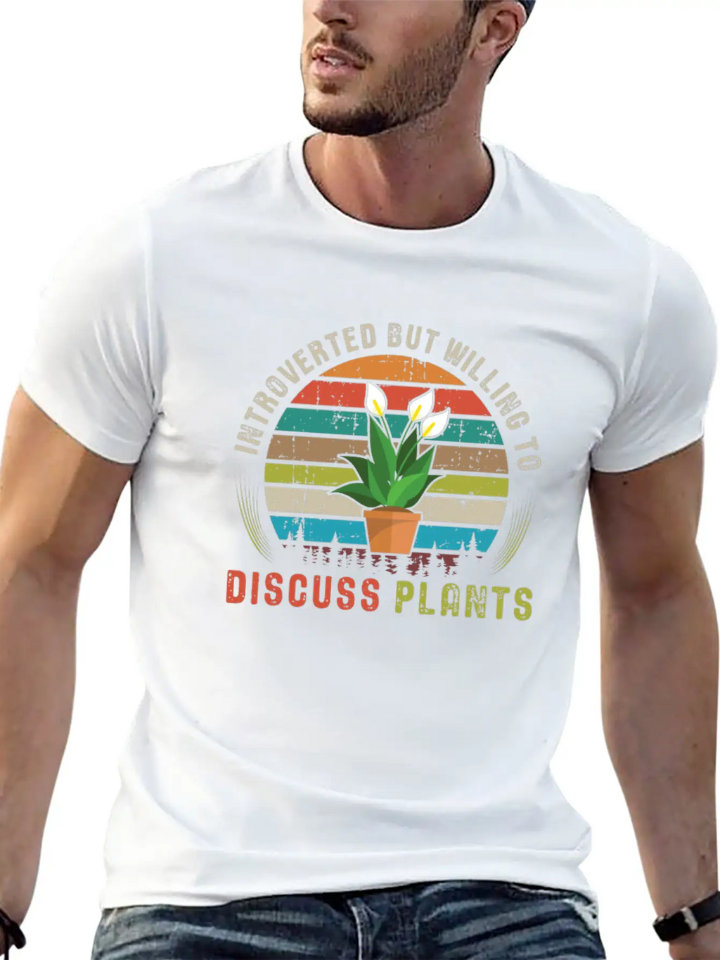 Introverted But Willing To Discuss Plants Essential Cotton Tee For Daily Outfits – Unisex Style