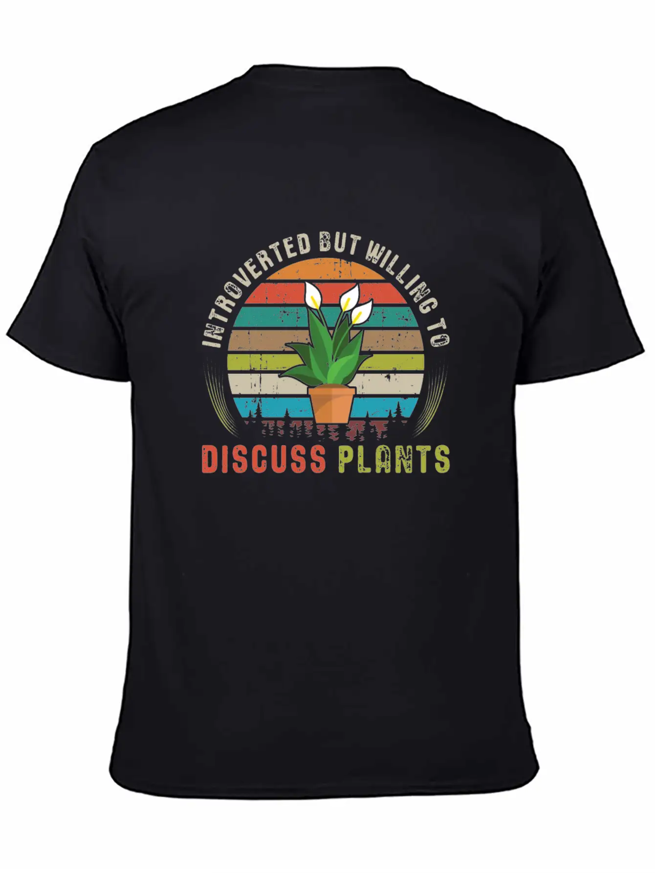 Introverted But Willing To Discuss Plants Essential Cotton Tee For Daily Outfits – Unisex Style