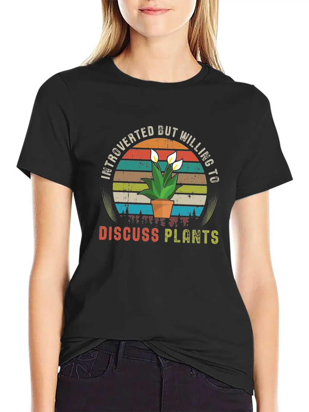 Introverted But Willing To Discuss Plants Essential Cotton Tee For Daily Outfits – Unisex Style