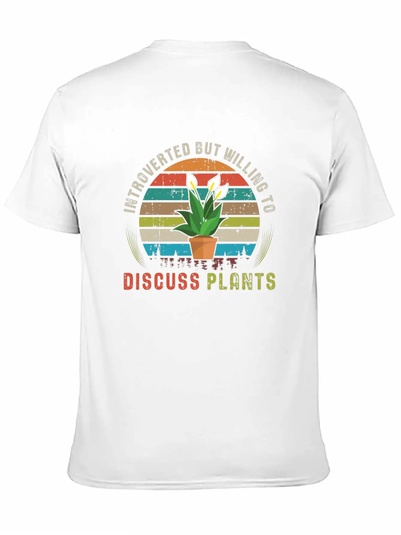 Introverted But Willing To Discuss Plants Essential Cotton Tee For Daily Outfits – Unisex Style
