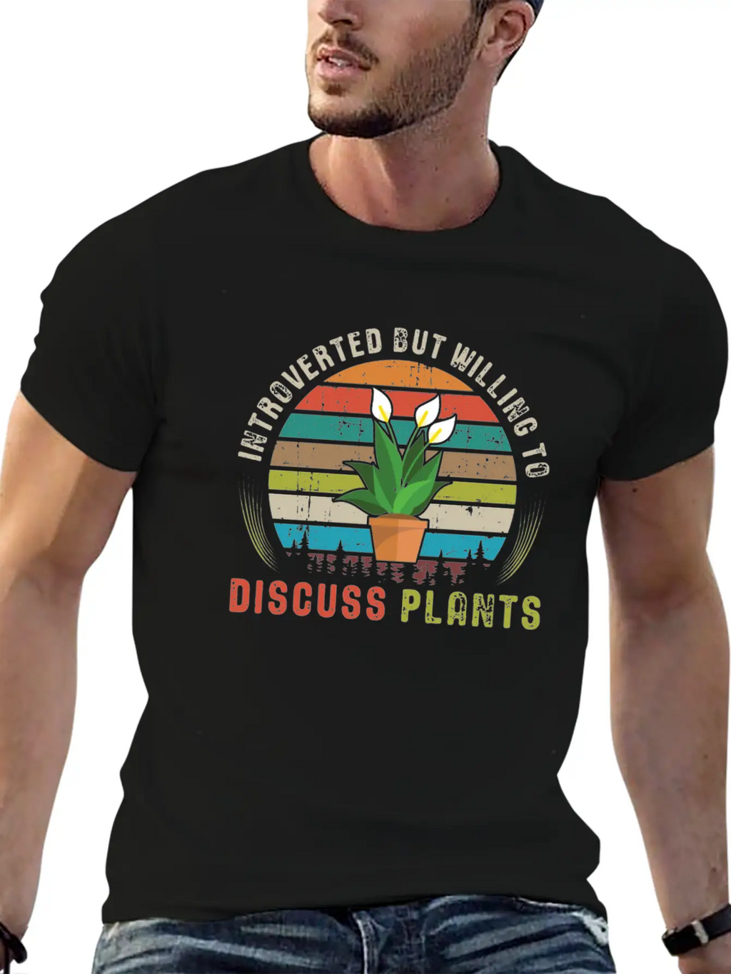 Introverted But Willing To Discuss Plants Essential Cotton Tee For Daily Outfits – Unisex Style