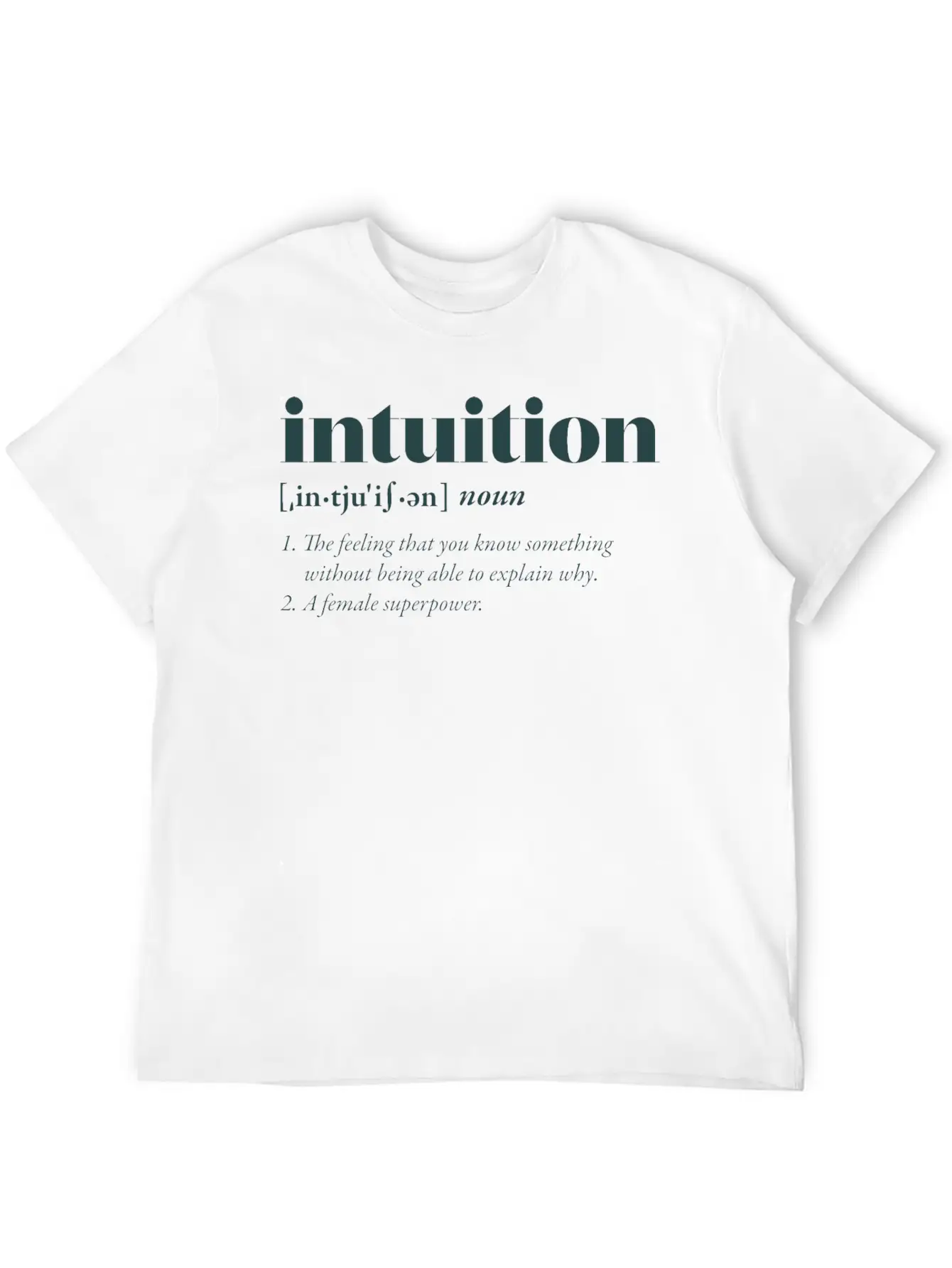 Intuition Casual Graphic T-Shirt – Simple And Comfortable Daily Wear