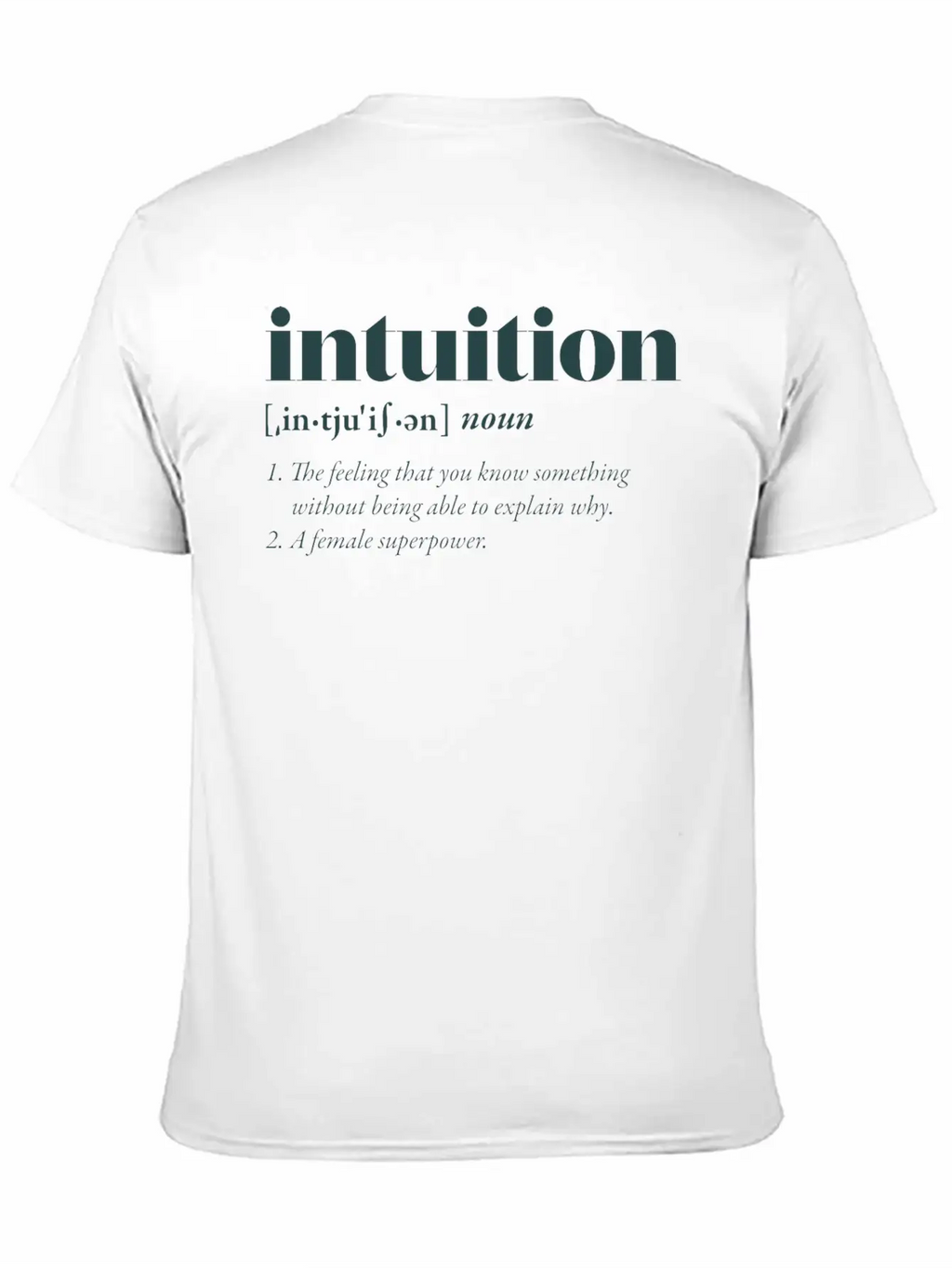 Intuition Casual Graphic T-Shirt – Simple And Comfortable Daily Wear