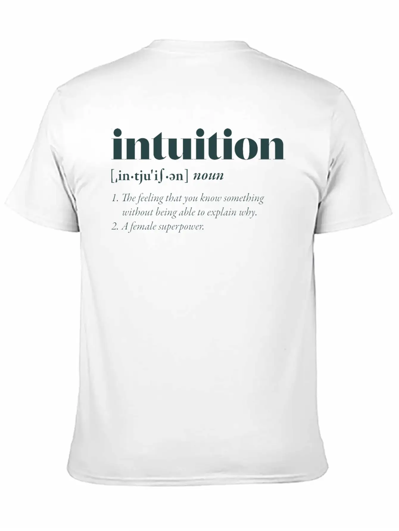 Intuition Casual Graphic T-Shirt – Simple And Comfortable Daily Wear