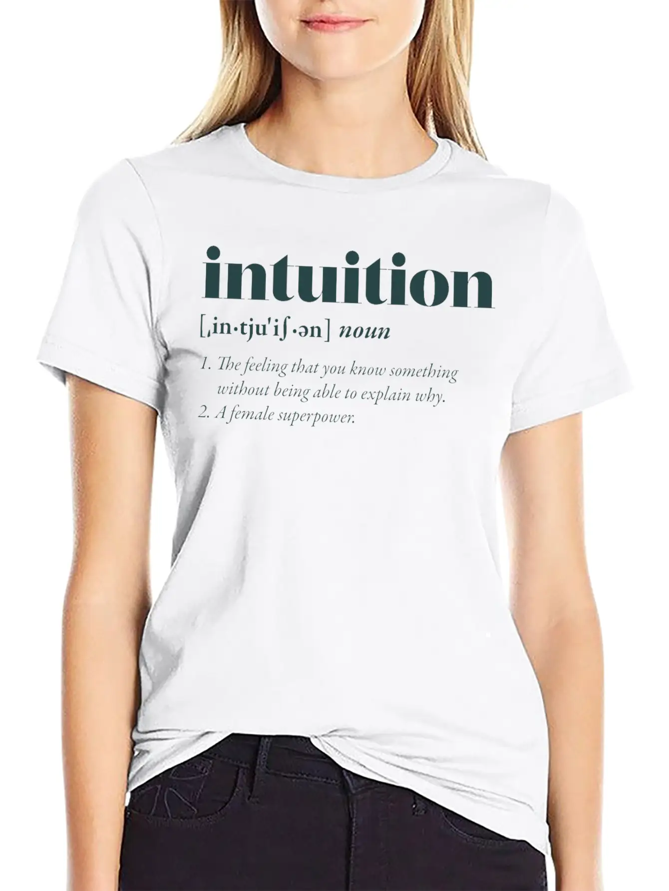 Intuition Casual Graphic T-Shirt – Simple And Comfortable Daily Wear