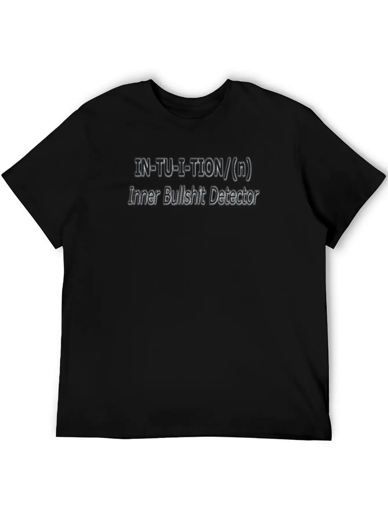 Intuition Definition Unisex Short Sleeve Soft Cotton T-Shirt – Casual Everyday Wear