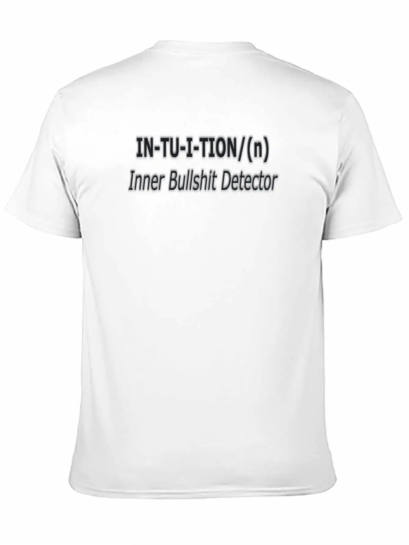 Intuition Definition Unisex Short Sleeve Soft Cotton T-Shirt – Casual Everyday Wear