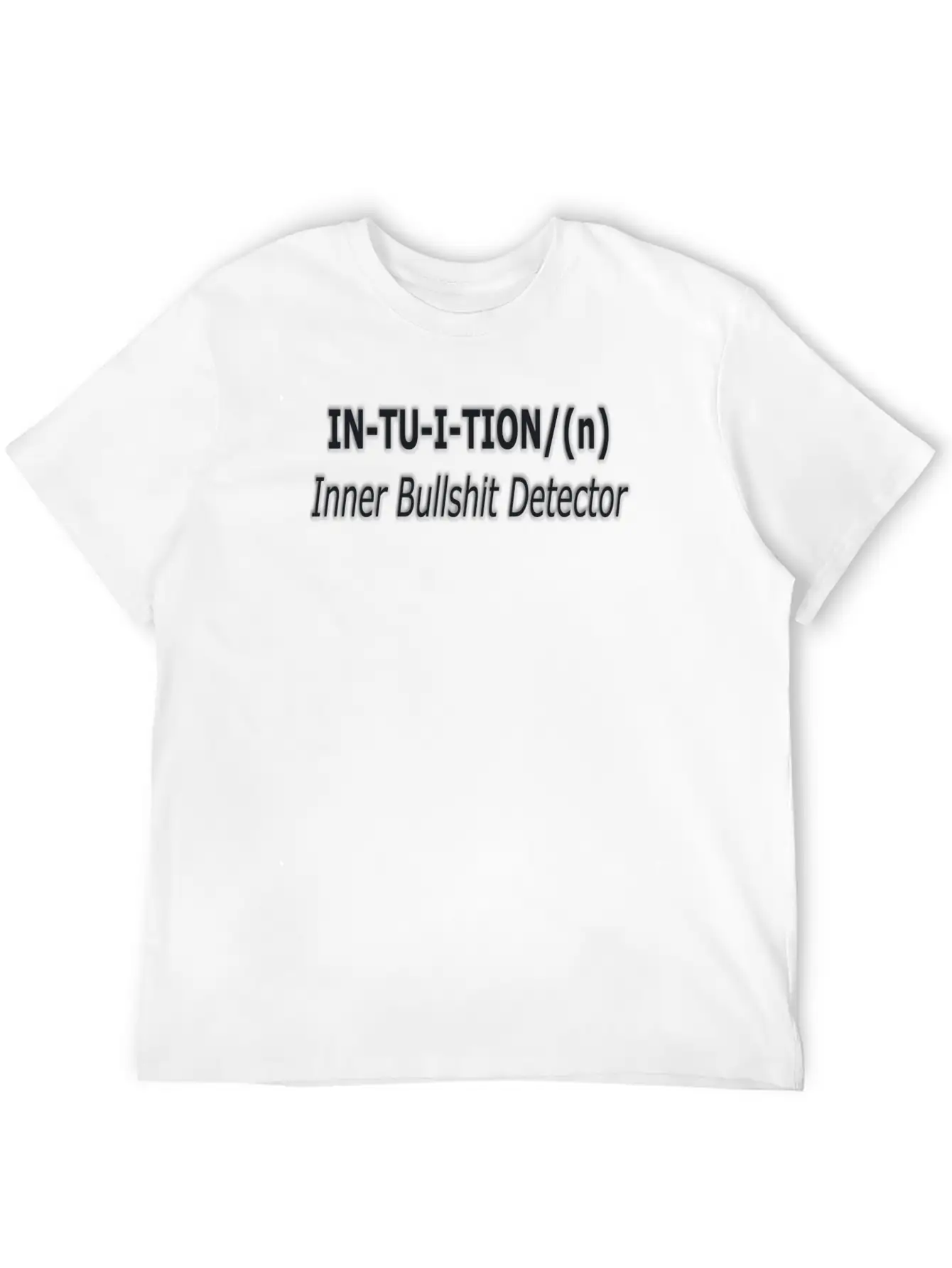 Intuition Definition Unisex Short Sleeve Soft Cotton T-Shirt – Casual Everyday Wear