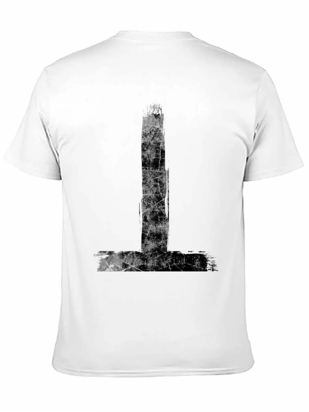 Inverted Cross Grunge Essential Cotton Tee For Daily Outfits – Unisex Style