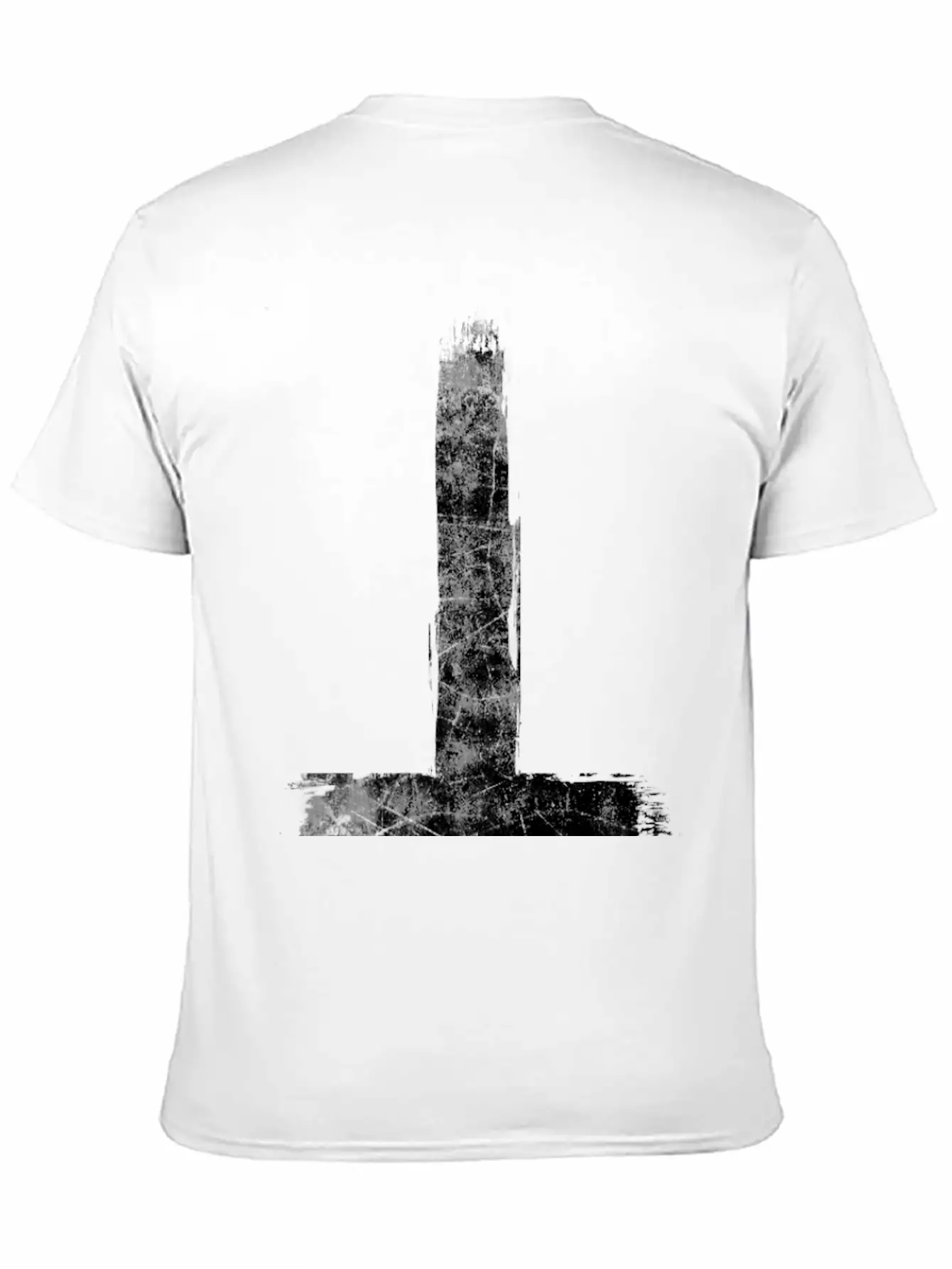 Inverted Cross Grunge Essential Cotton Tee For Daily Outfits – Unisex Style