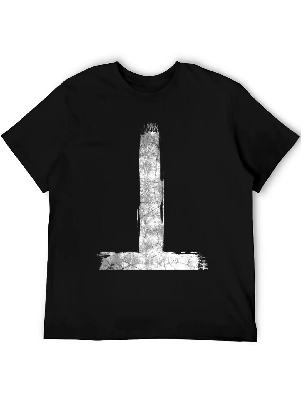 Inverted Cross Grunge Essential Cotton Tee For Daily Outfits – Unisex Style
