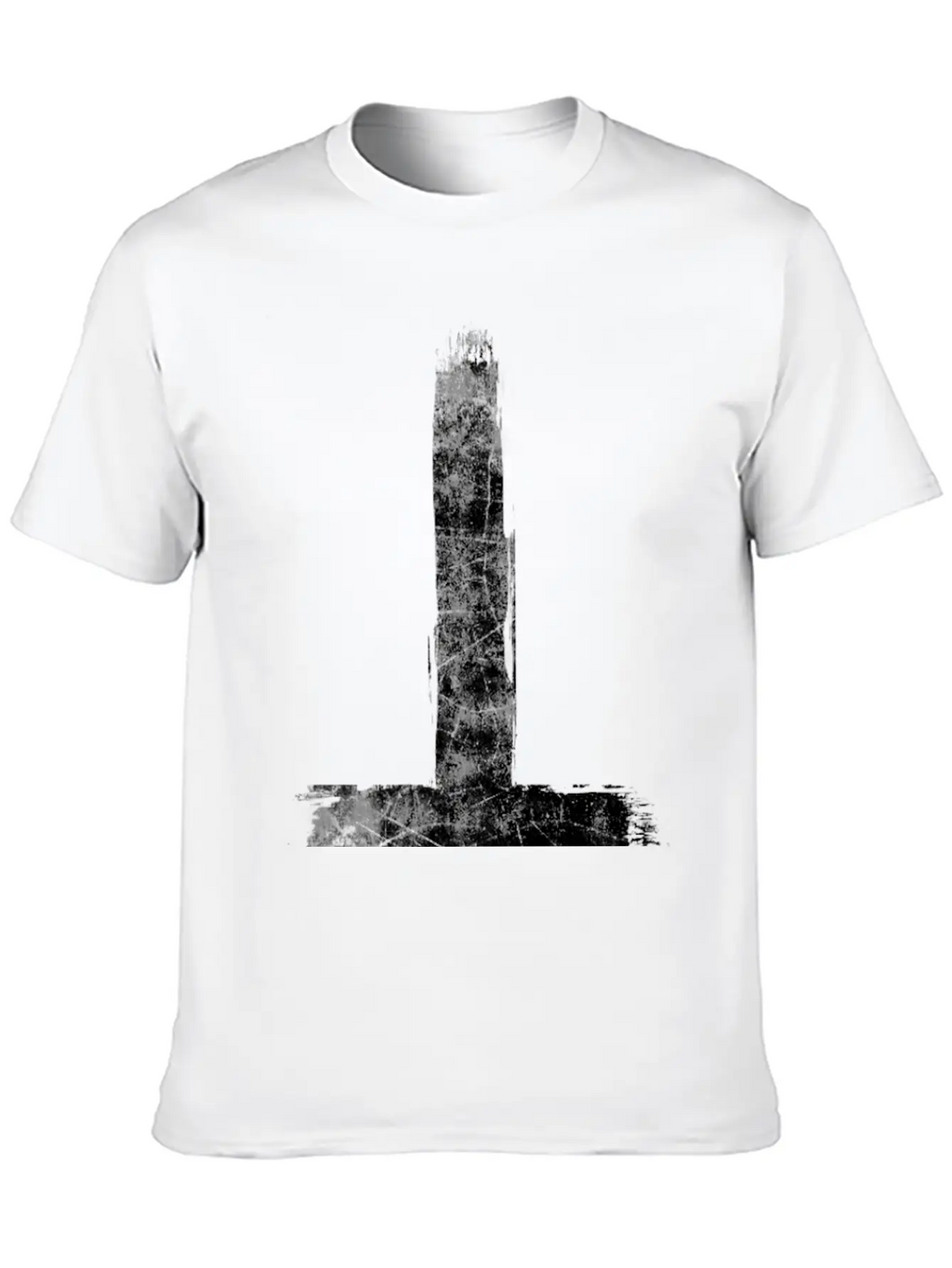 Inverted Cross Grunge Essential Cotton Tee For Daily Outfits – Unisex Style