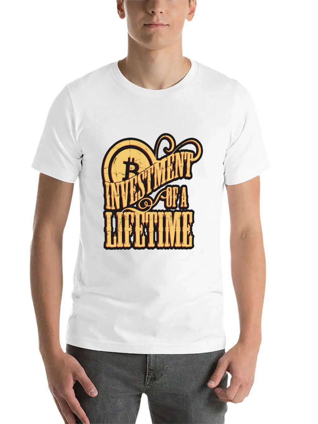 Investment Of A Lifetime, Bitcoin Unisex Casual T-Shirt – Clean Design For Daily Comfort