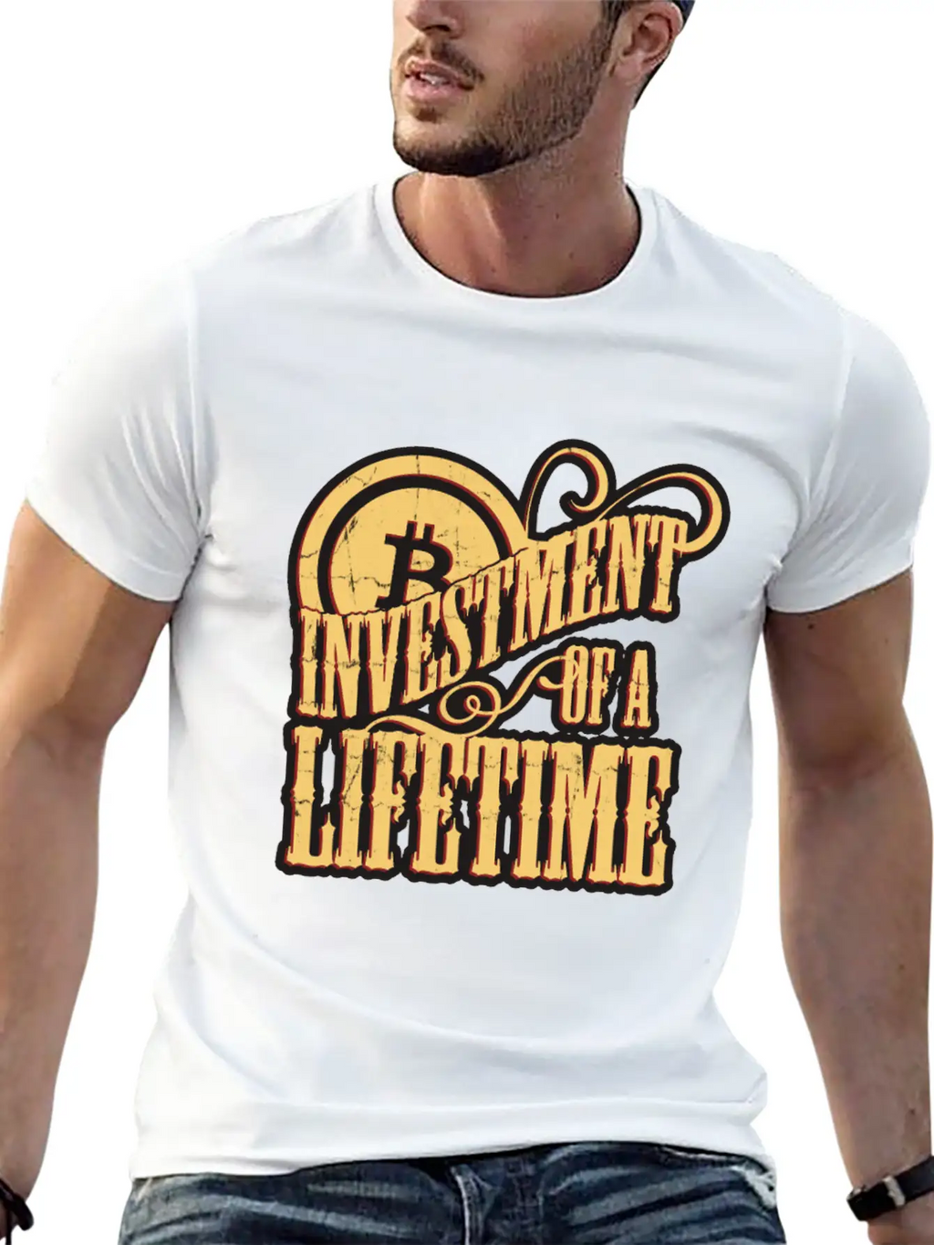 Investment Of A Lifetime, Bitcoin Unisex Casual T-Shirt – Clean Design For Daily Comfort
