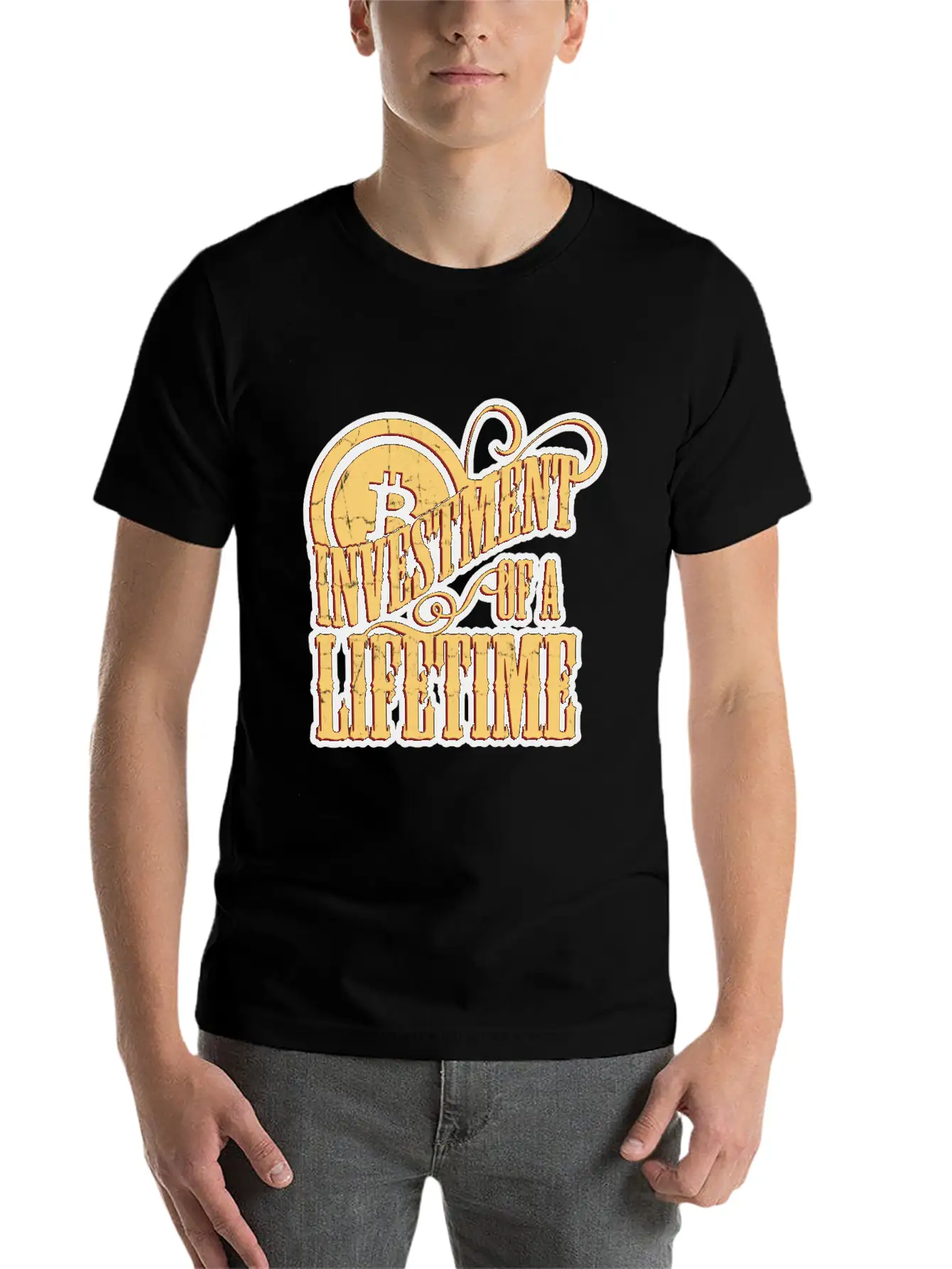 Investment Of A Lifetime, Bitcoin Unisex Casual T-Shirt – Clean Design For Daily Comfort
